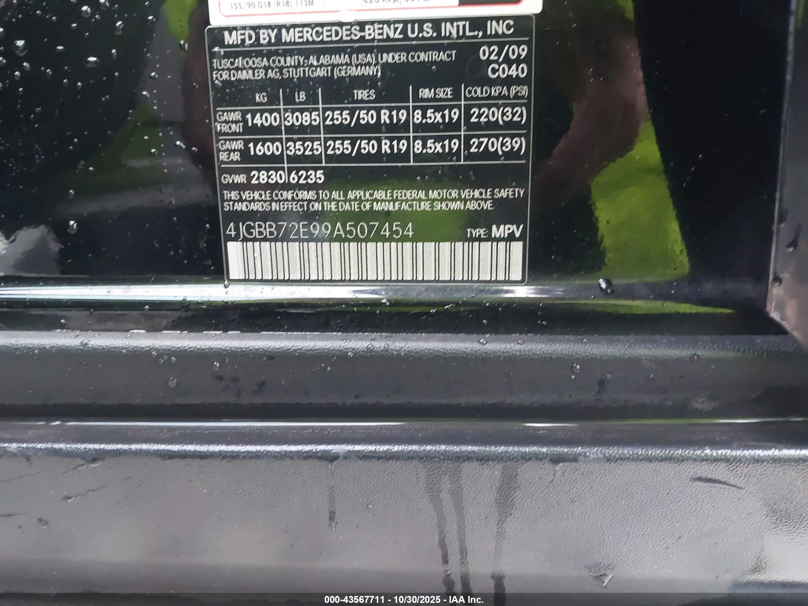 MERCEDES-BENZ ML image 9