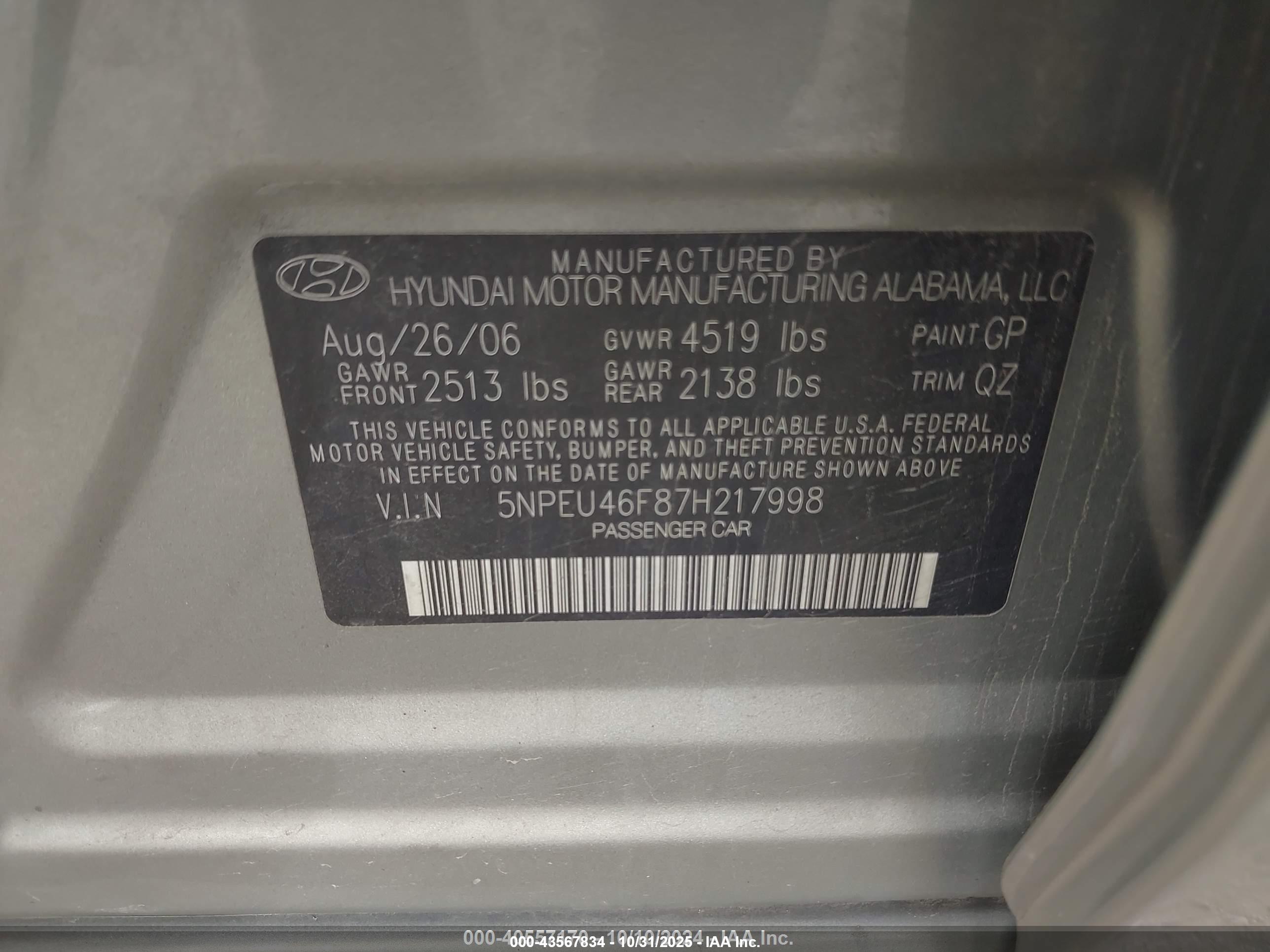 HYUNDAI SONATA image 9