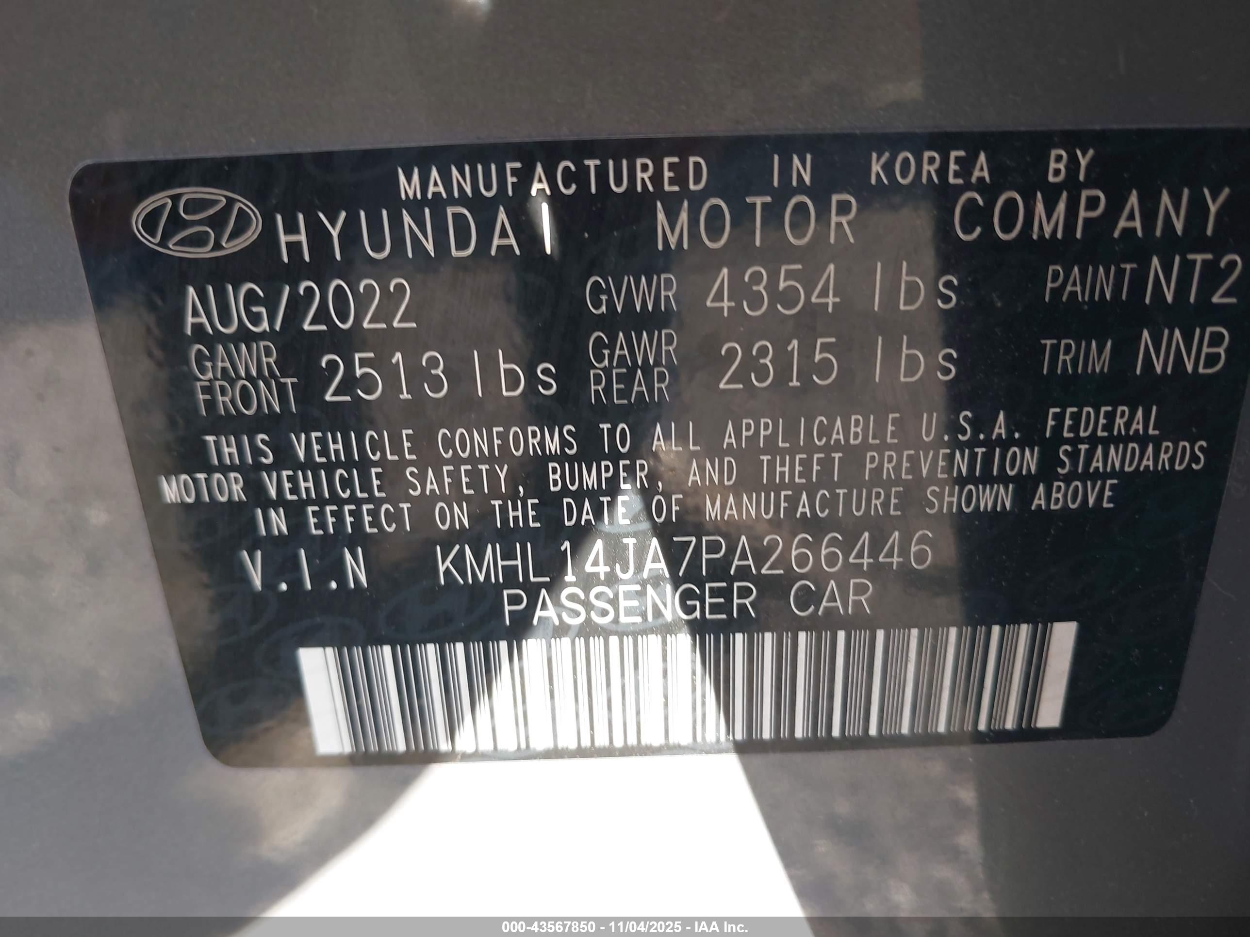 HYUNDAI SONATA image 9
