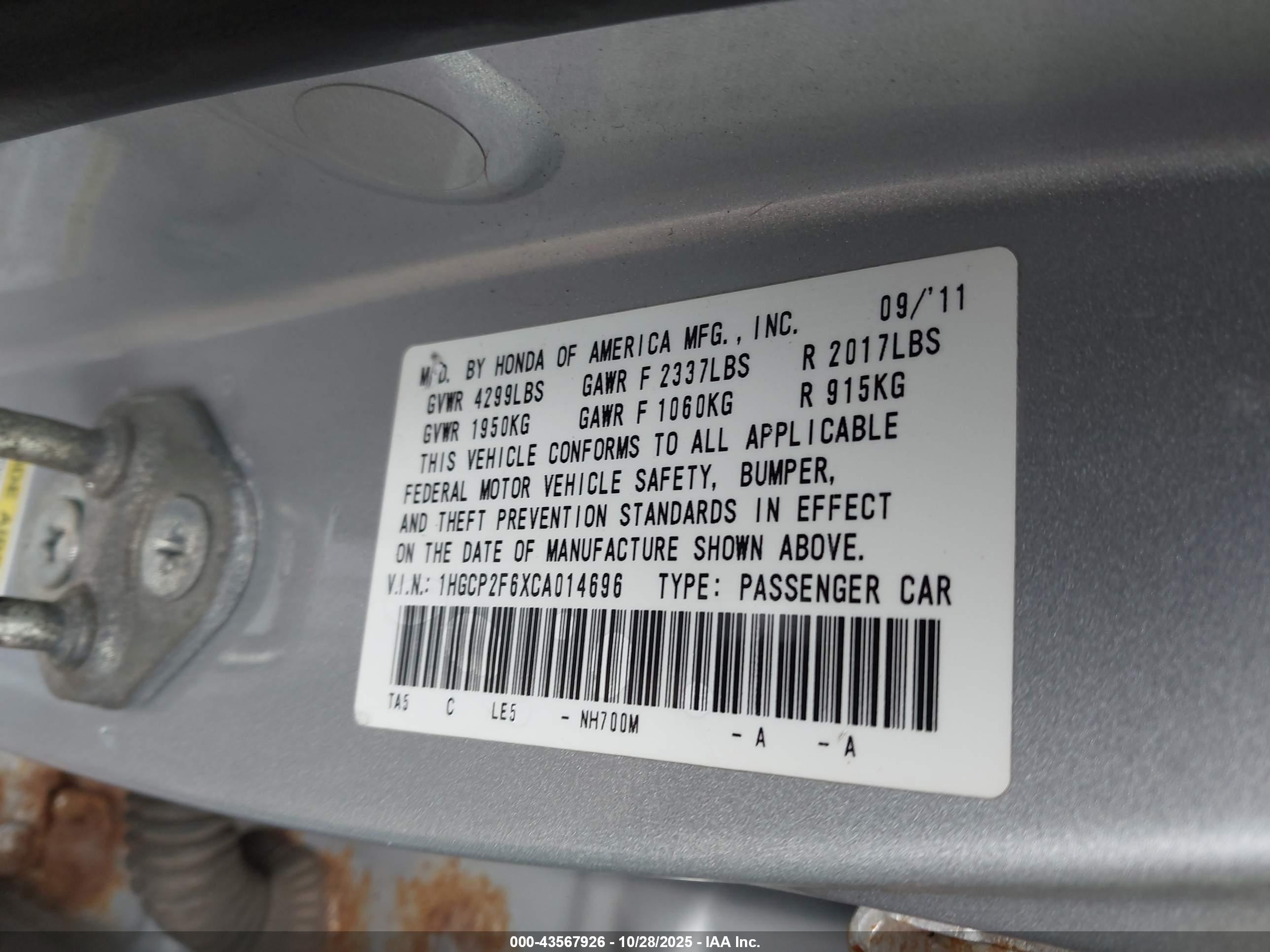 HONDA ACCORD image 9