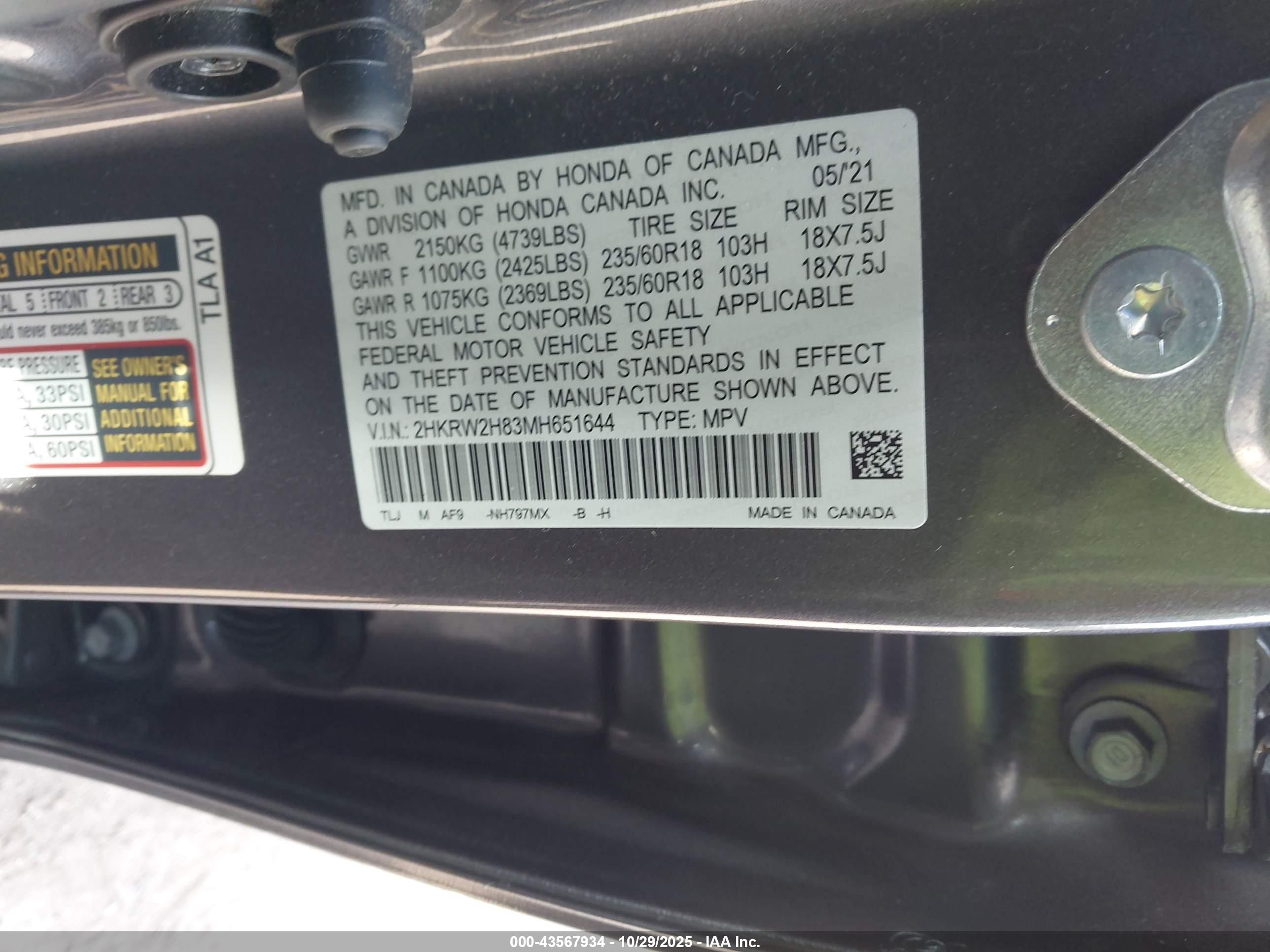 HONDA CR-V image 9