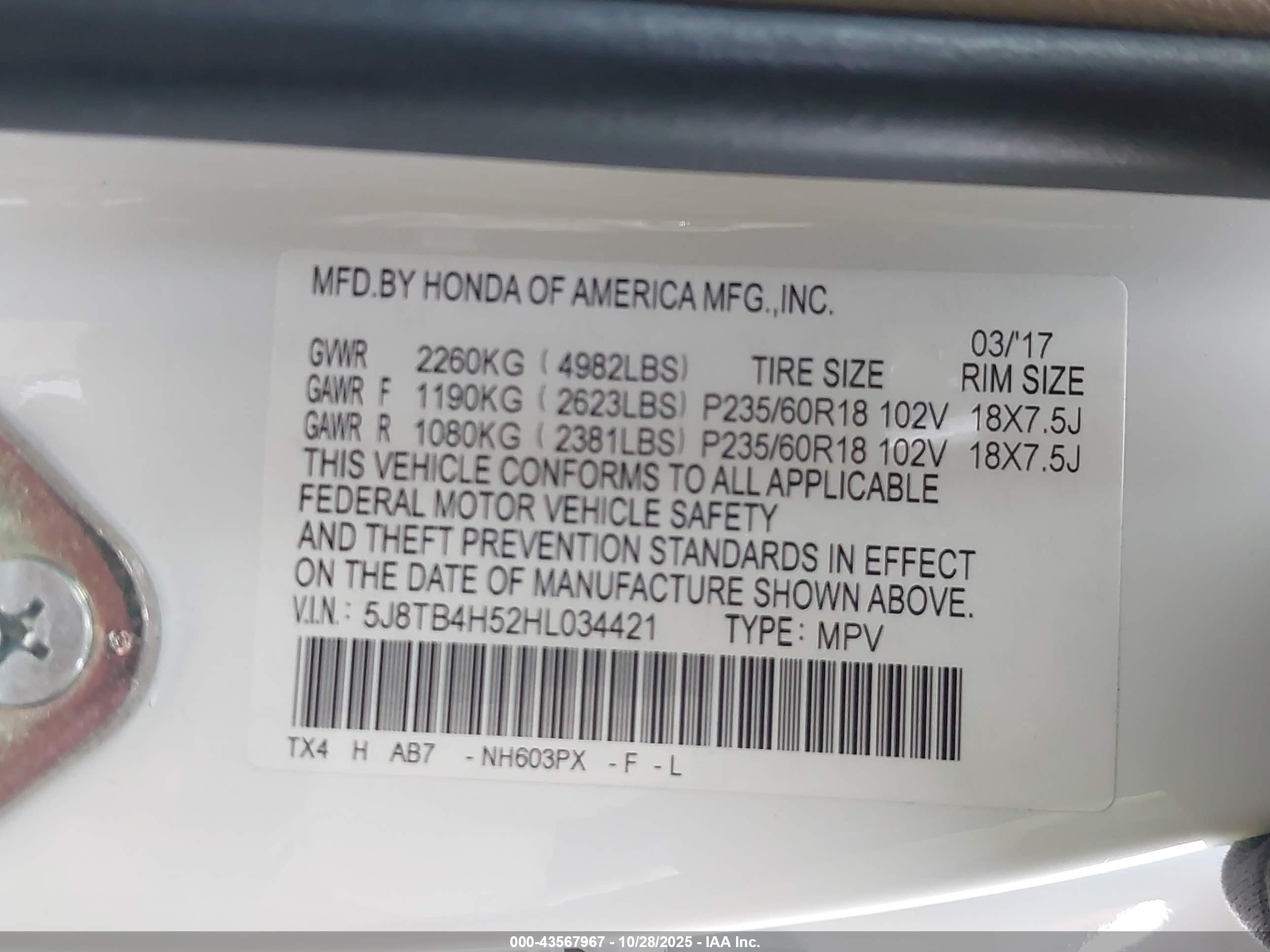 ACURA RDX image 9