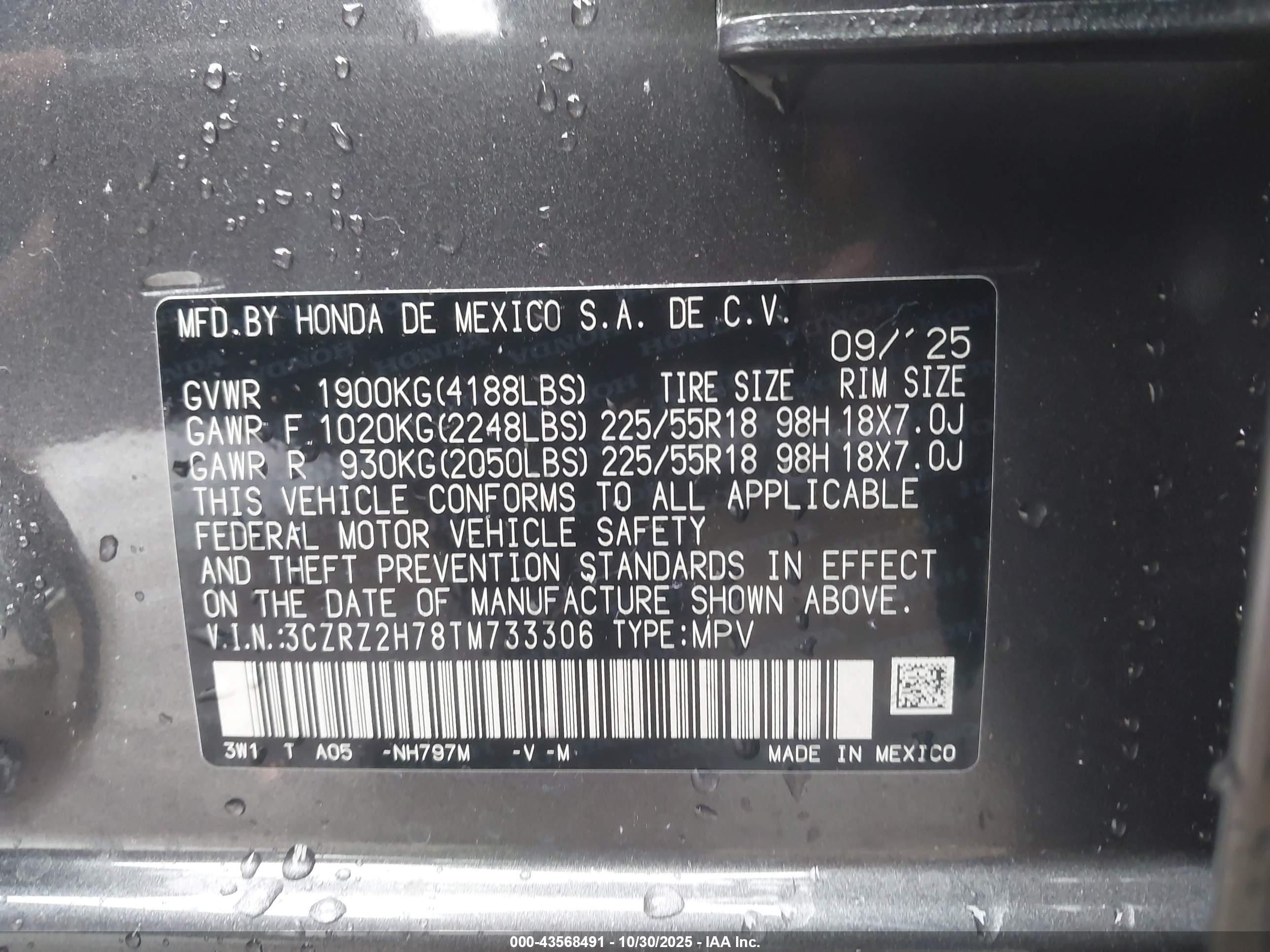 HONDA HR-V image 9