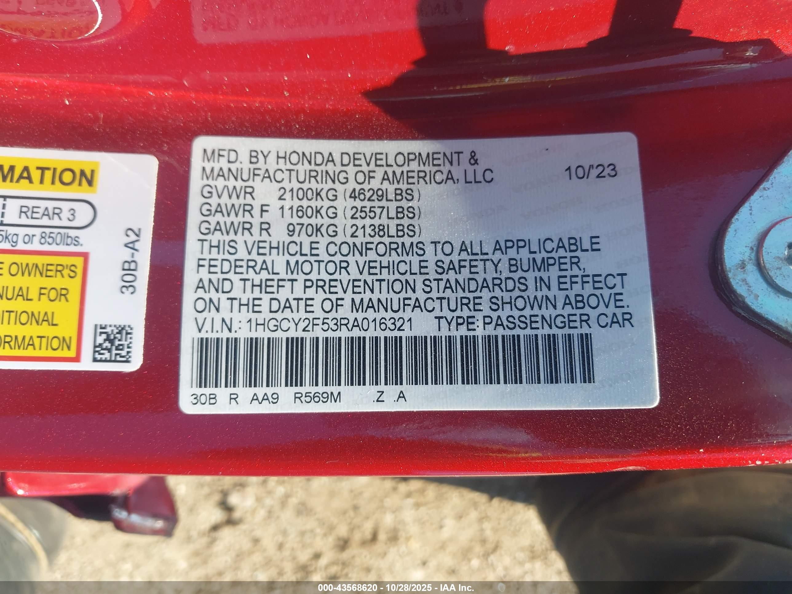 HONDA ACCORD image 9