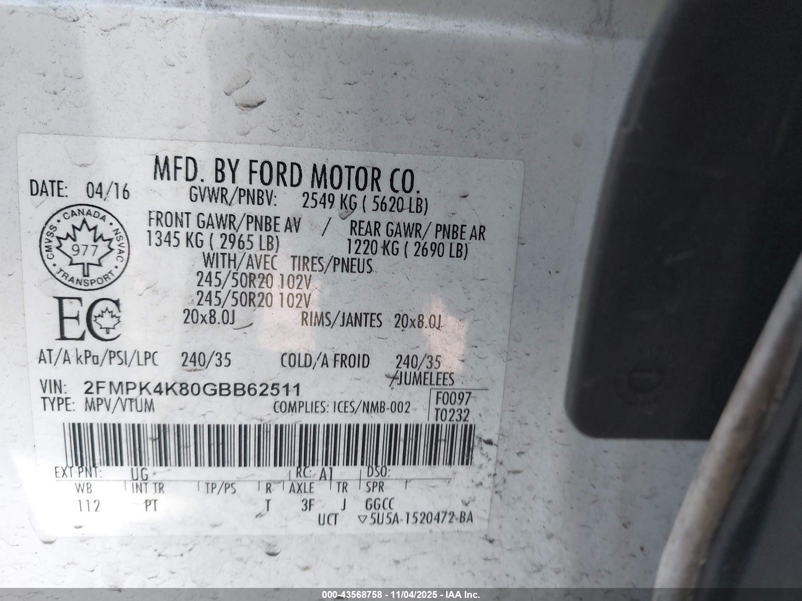 FORD EDGE image 9