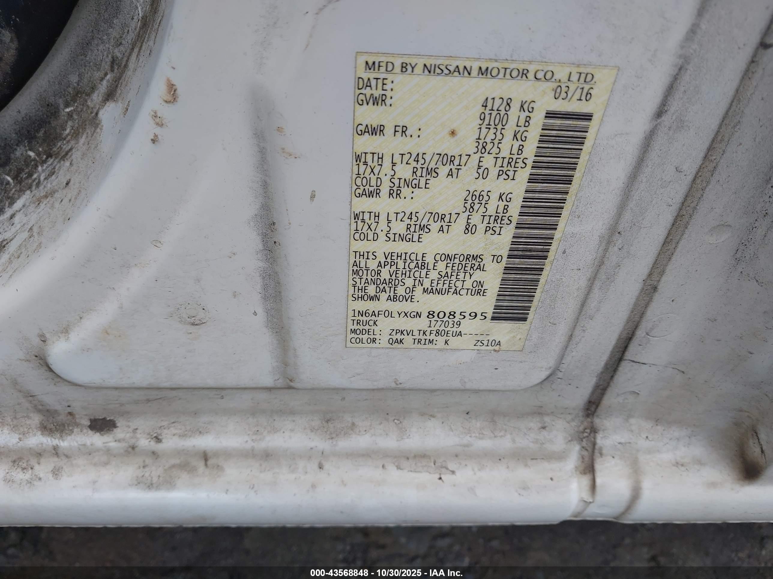 NISSAN NV image 9