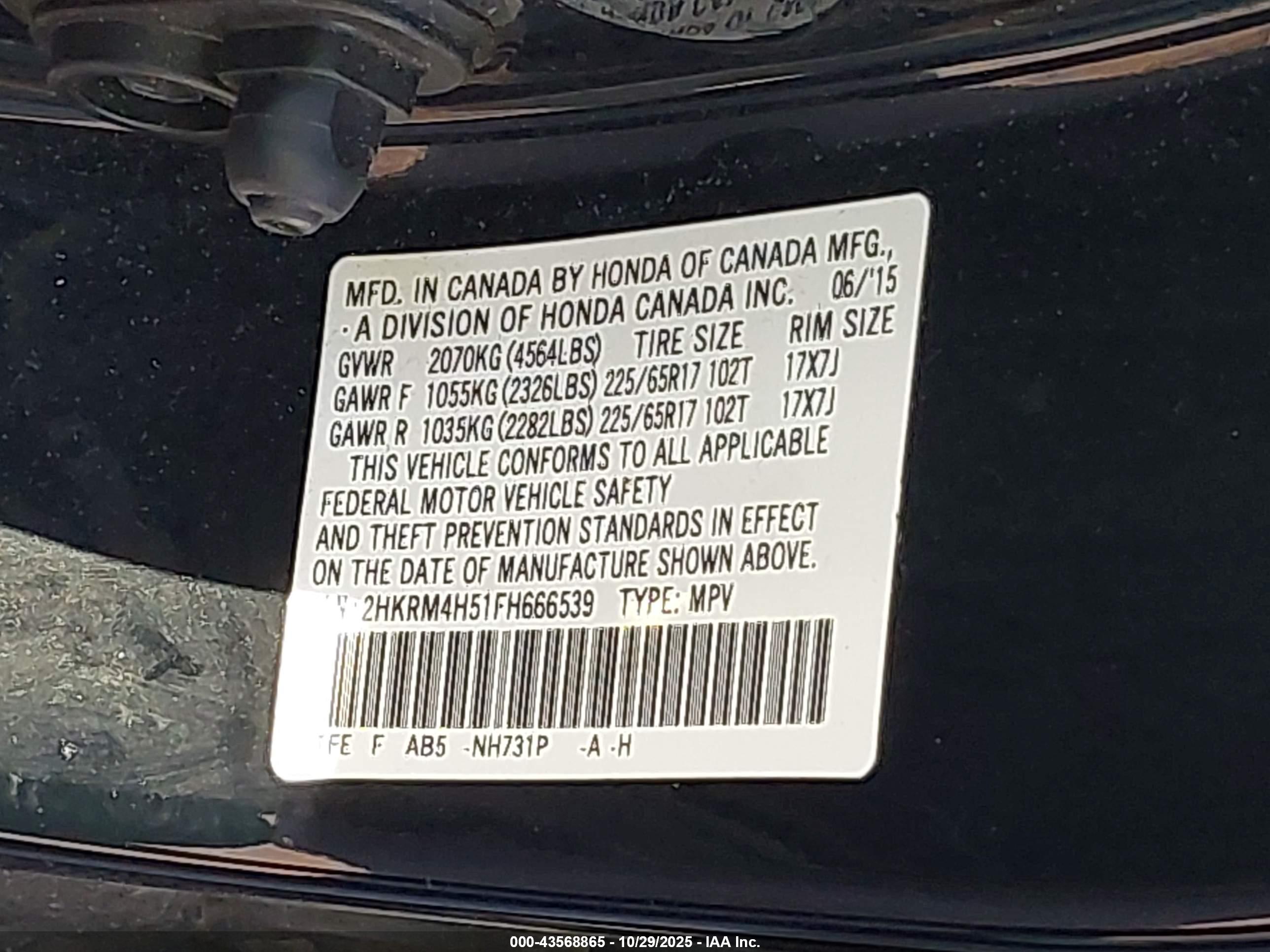 HONDA CR-V image 9