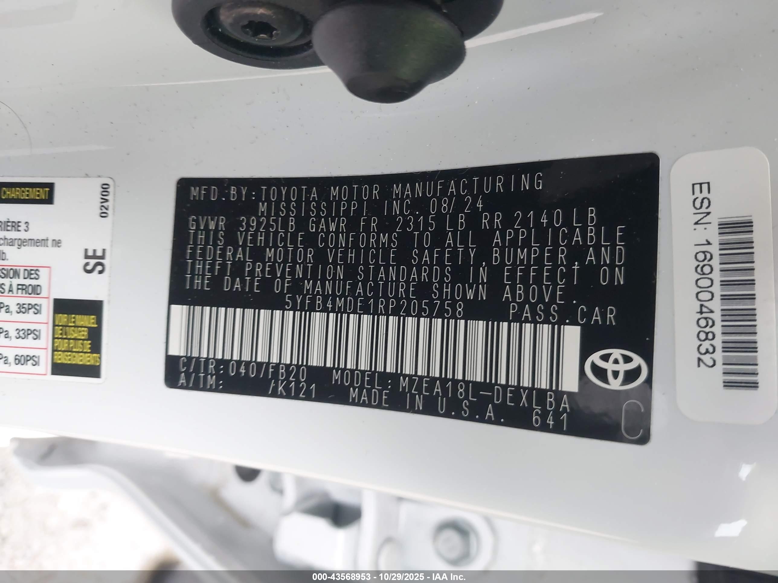 TOYOTA COROLLA image 9