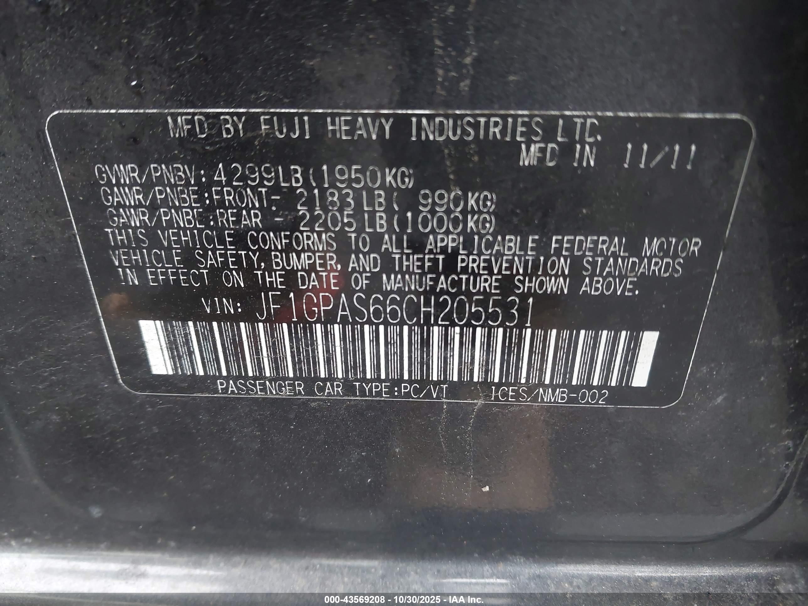 SUBARU IMPREZA image 9