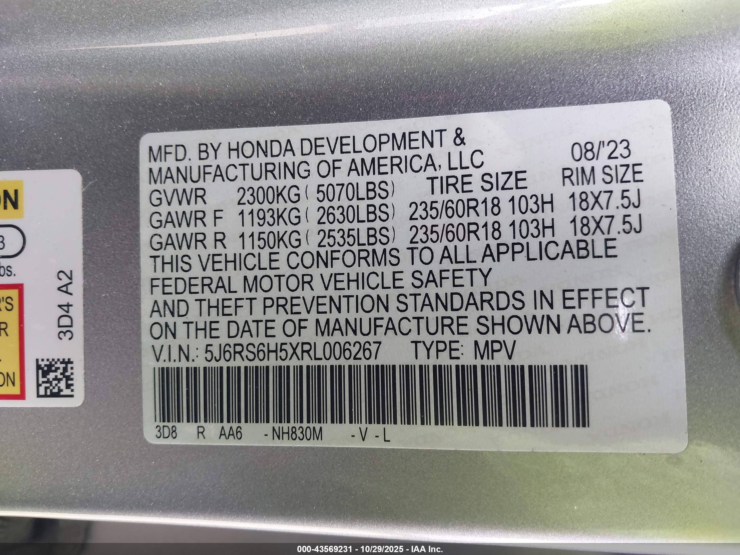HONDA CR-V image 9