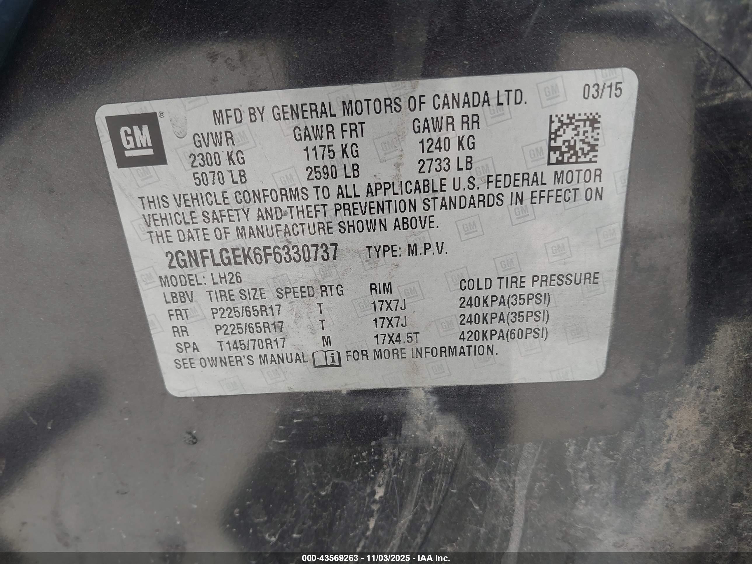 CHEVROLET EQUINOX image 9