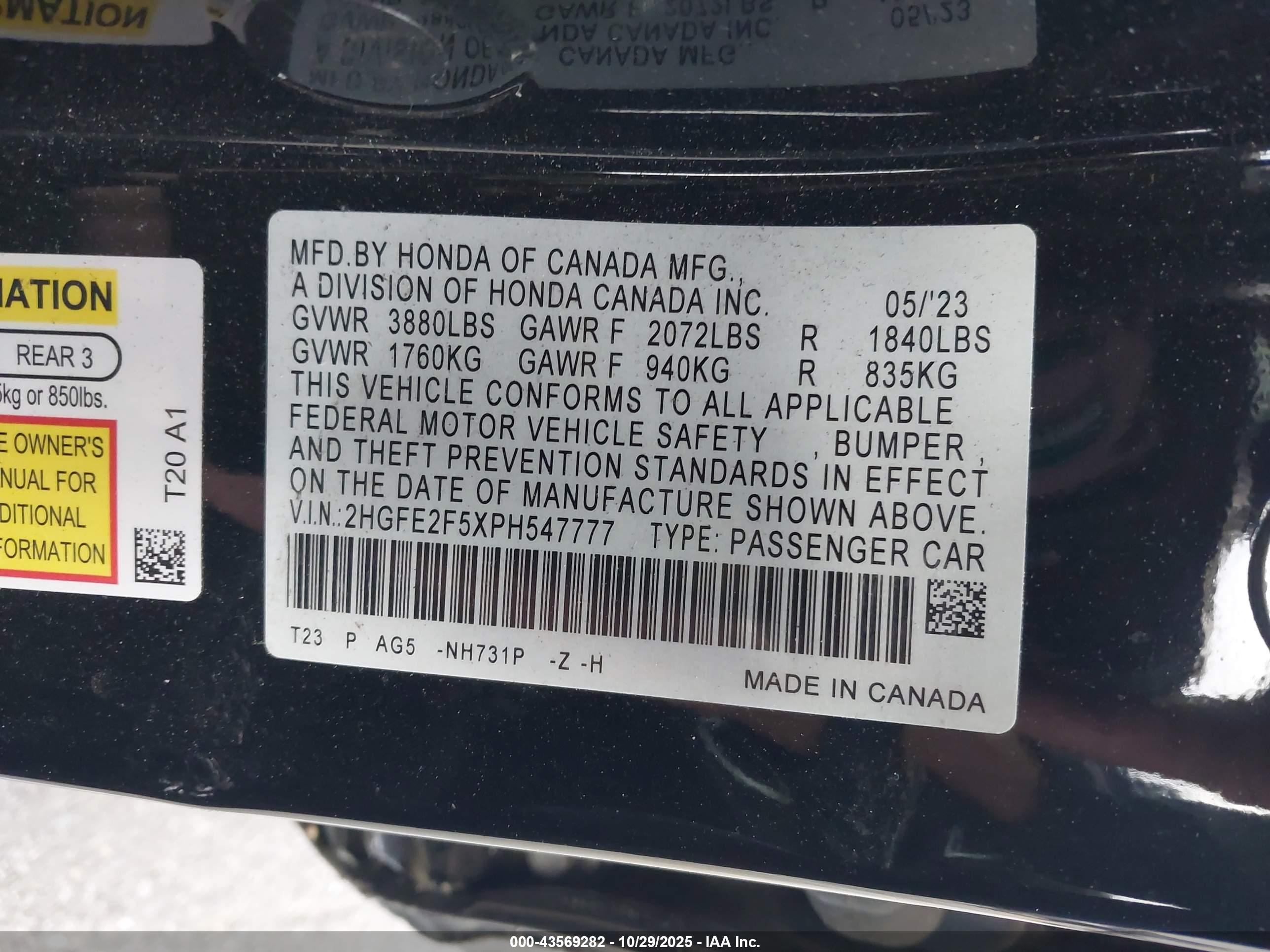 HONDA CIVIC image 9