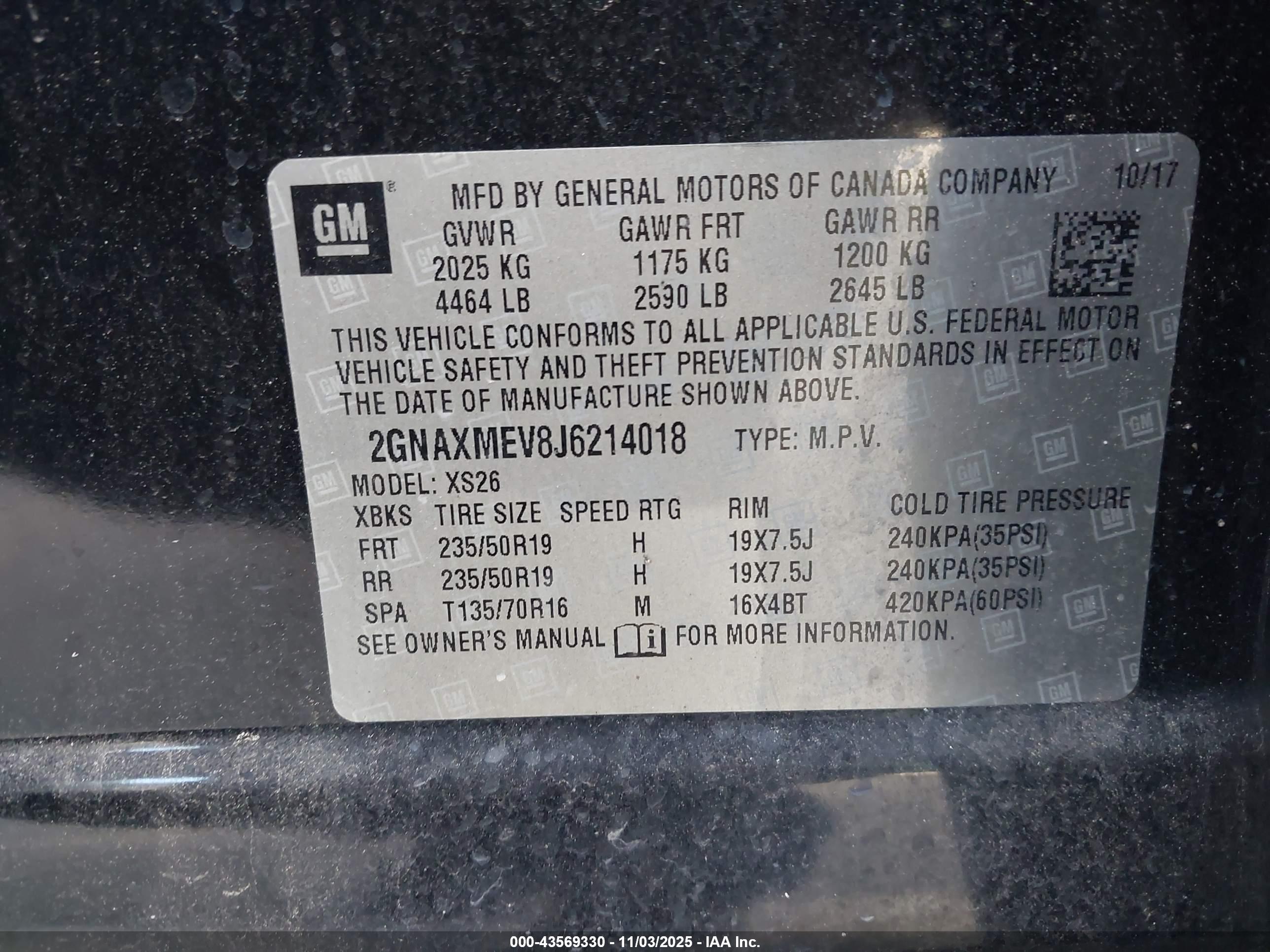 CHEVROLET EQUINOX image 9