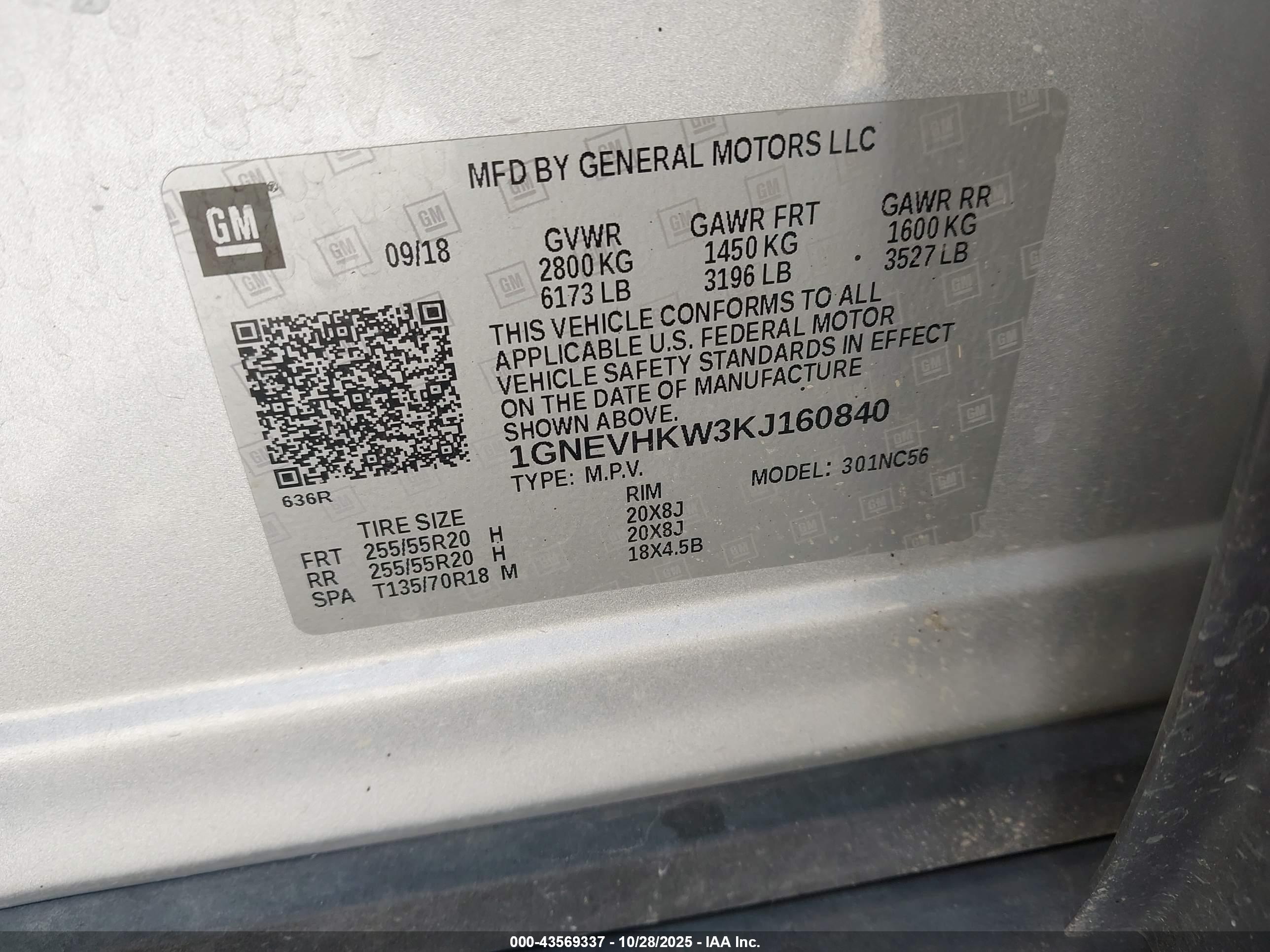 CHEVROLET TRAVERSE image 9