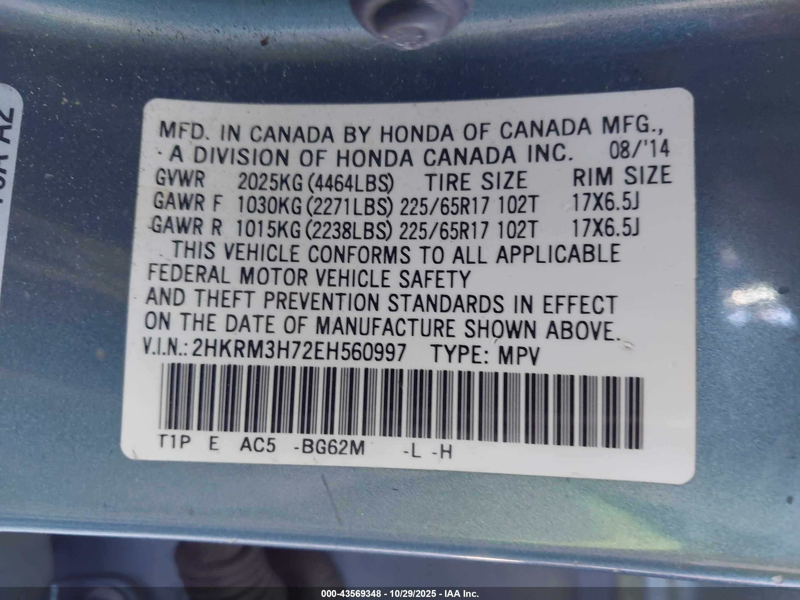 HONDA CR-V image 9
