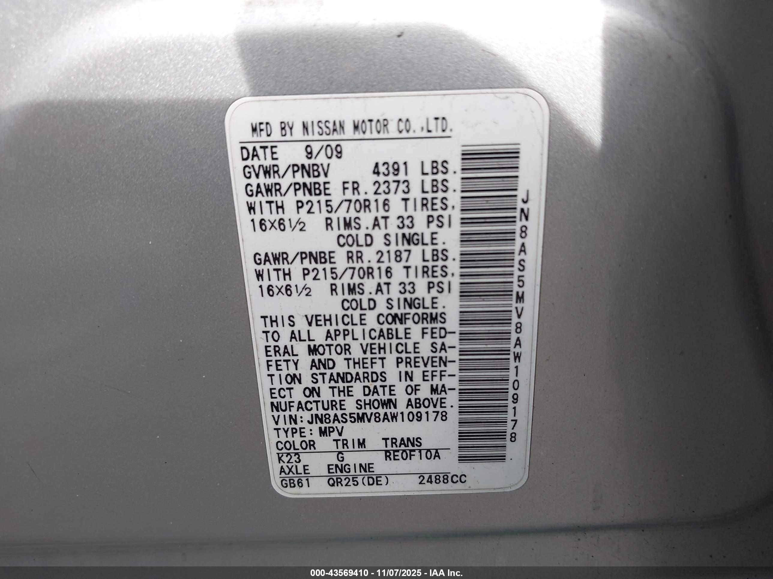 NISSAN ROGUE image 9