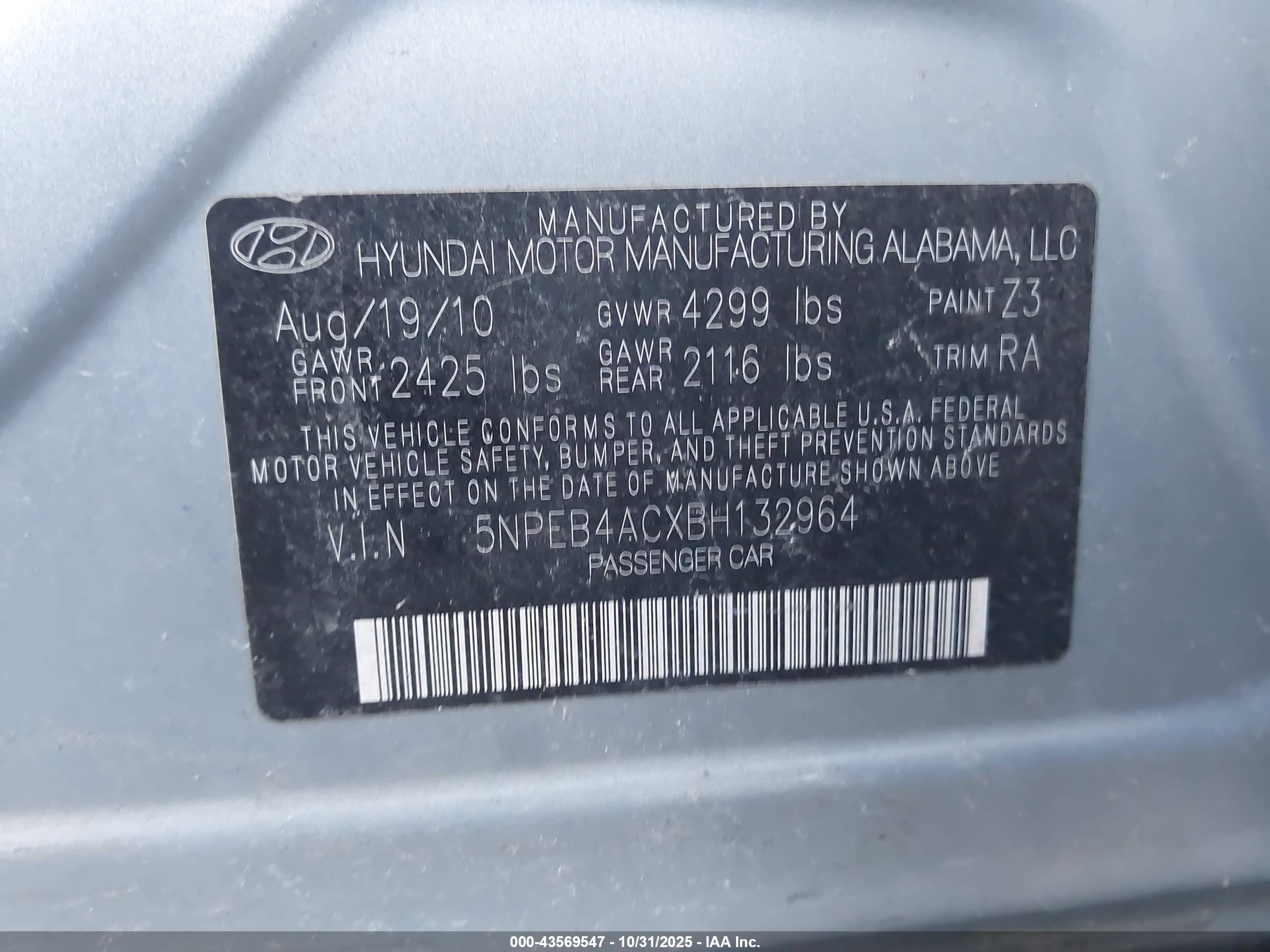 HYUNDAI SONATA image 9