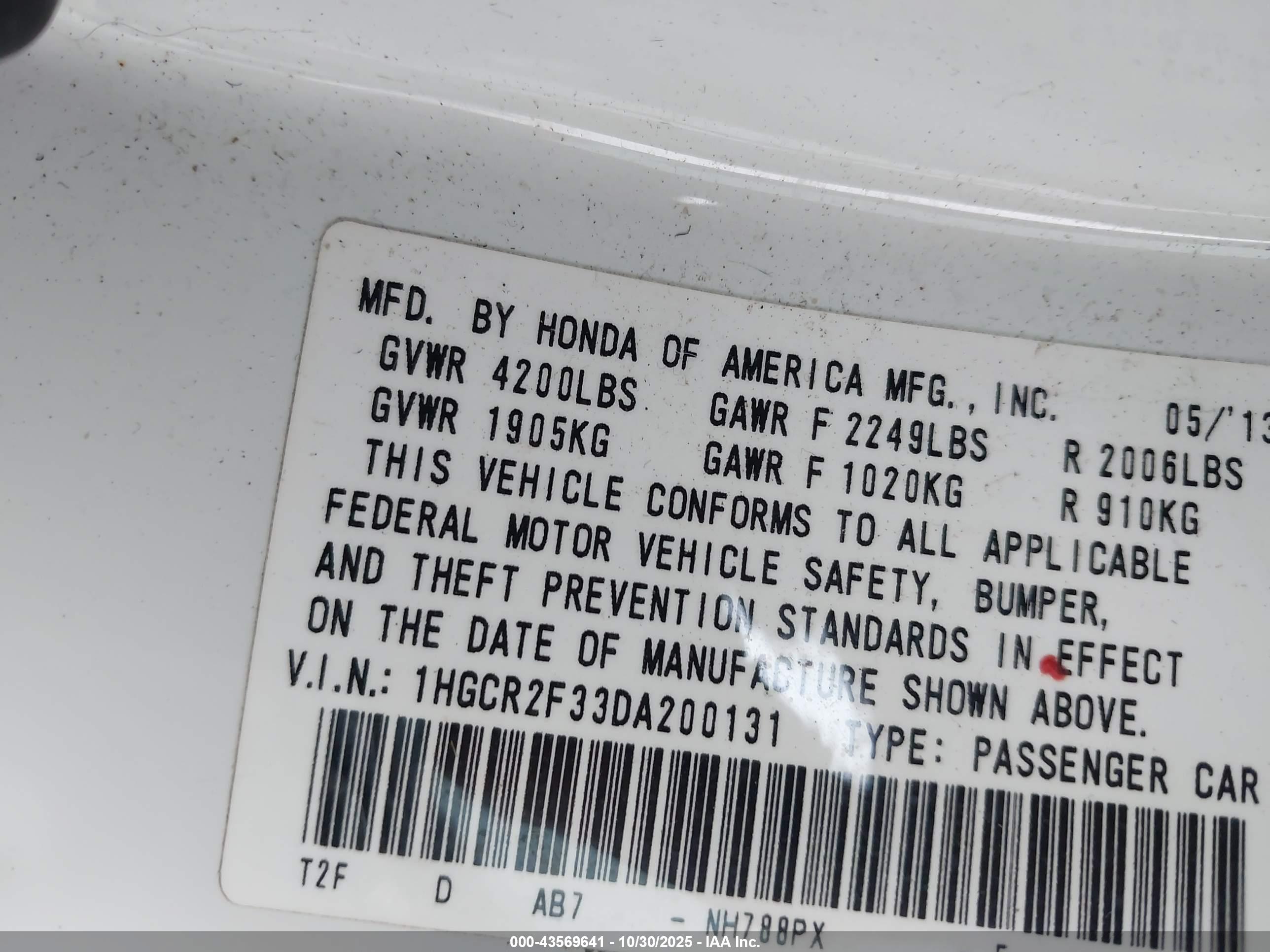 HONDA ACCORD image 9