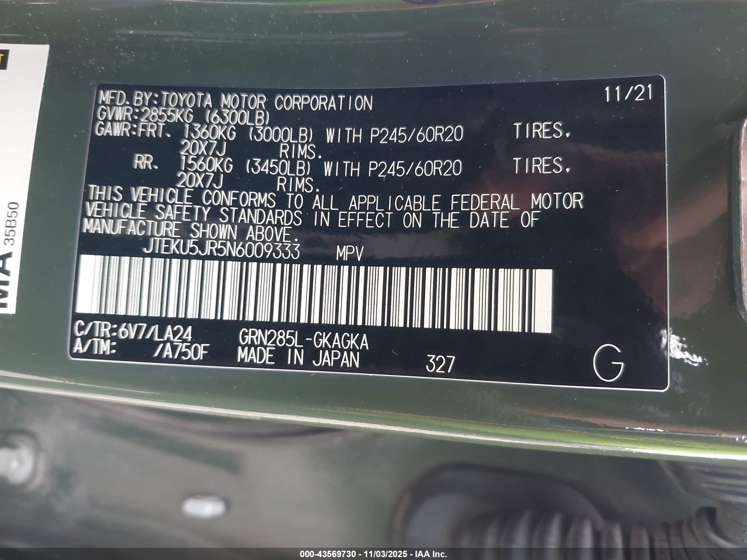 TOYOTA 4RUNNER image 9