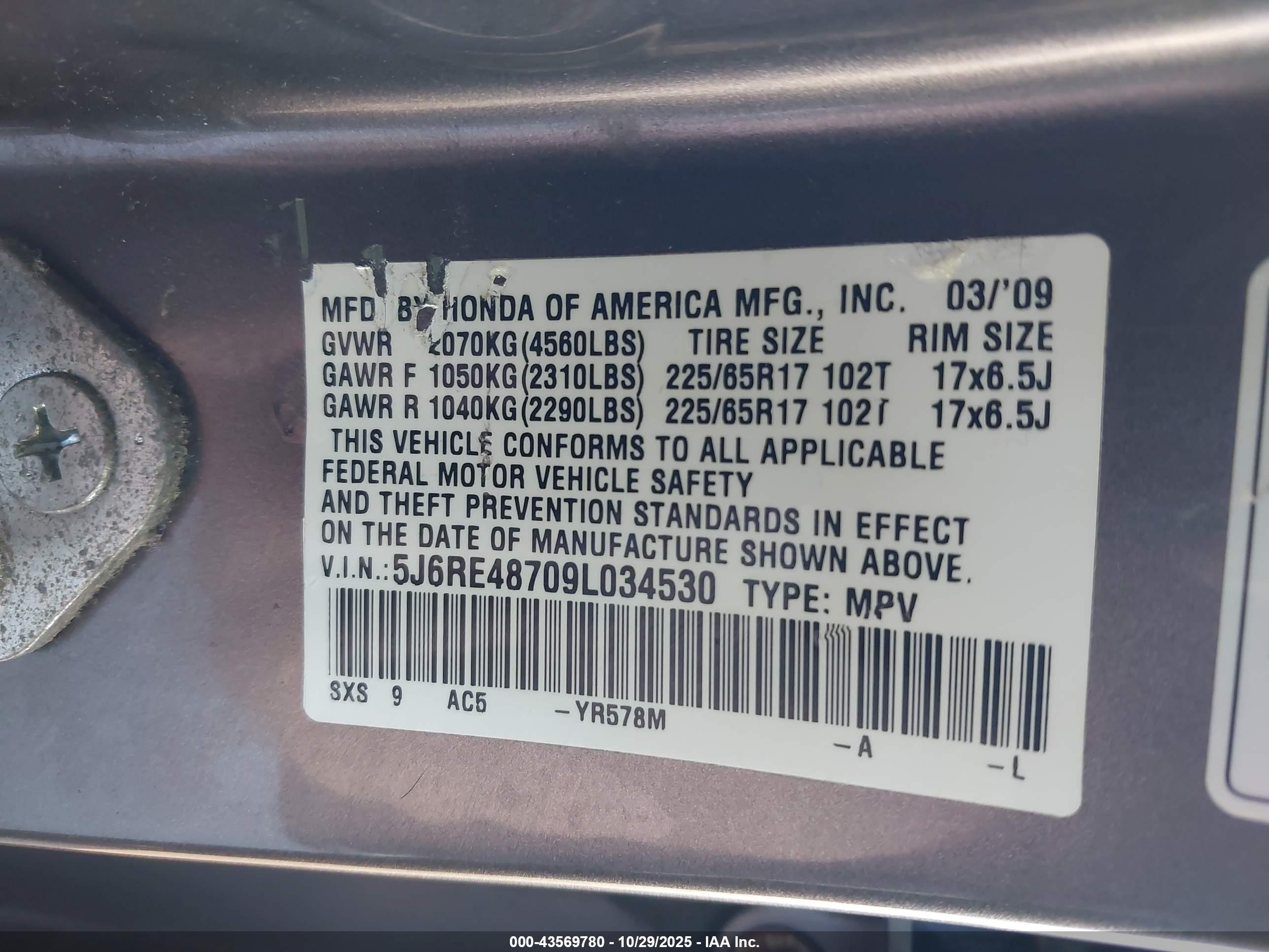 HONDA CR-V image 9