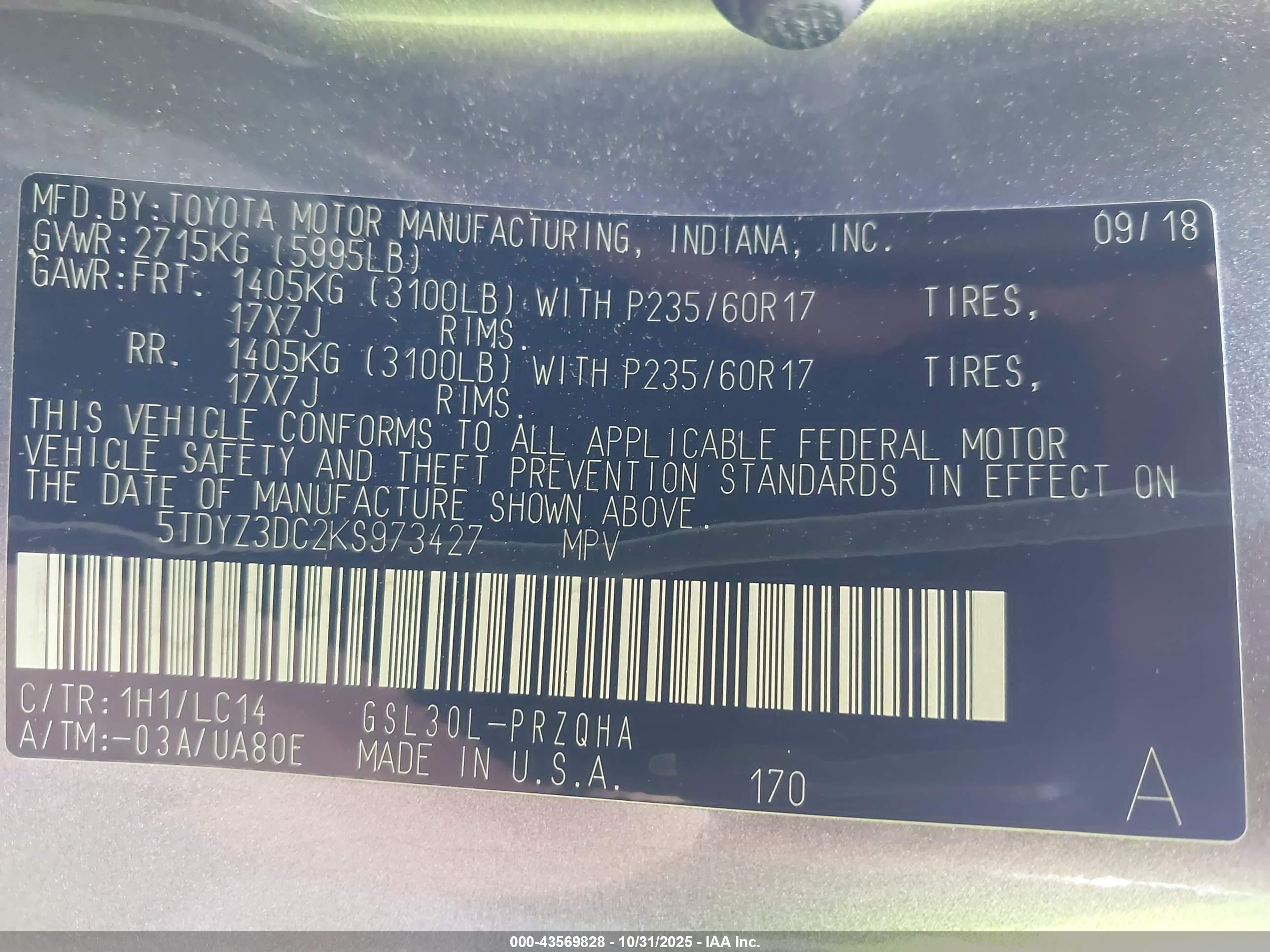 TOYOTA SIENNA image 9