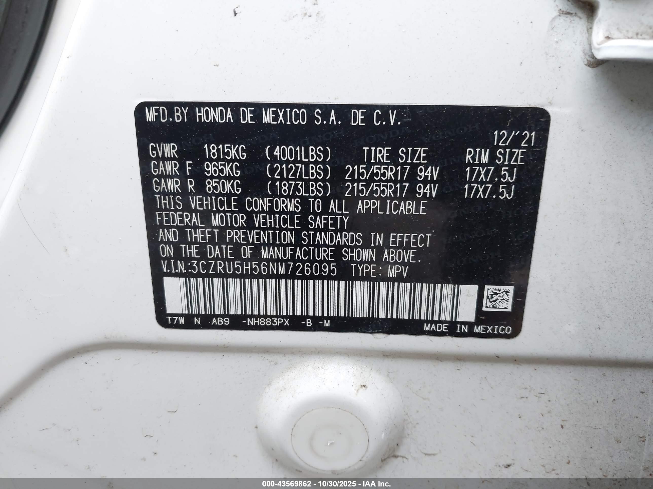 HONDA HR-V image 9