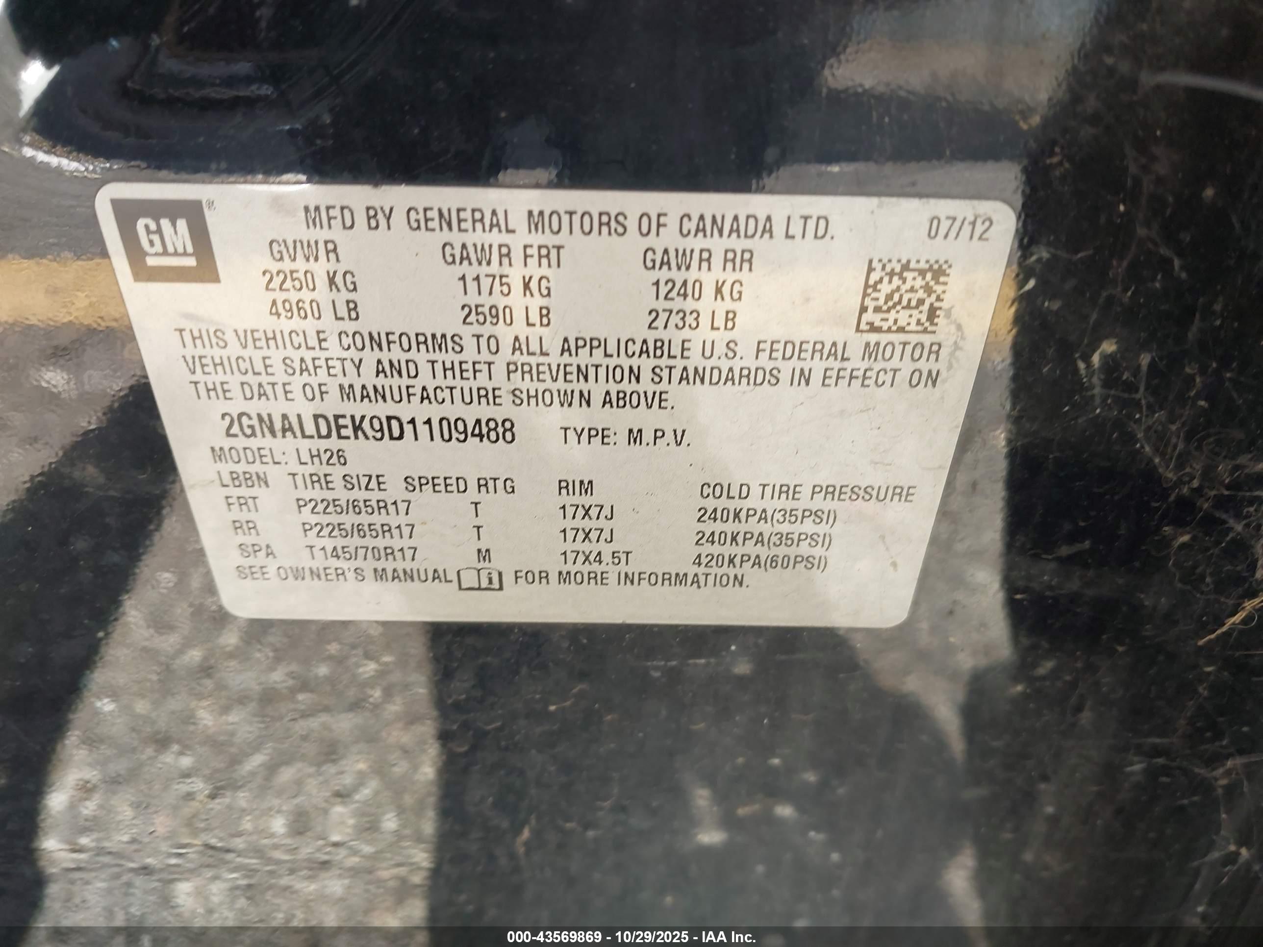 CHEVROLET EQUINOX image 9