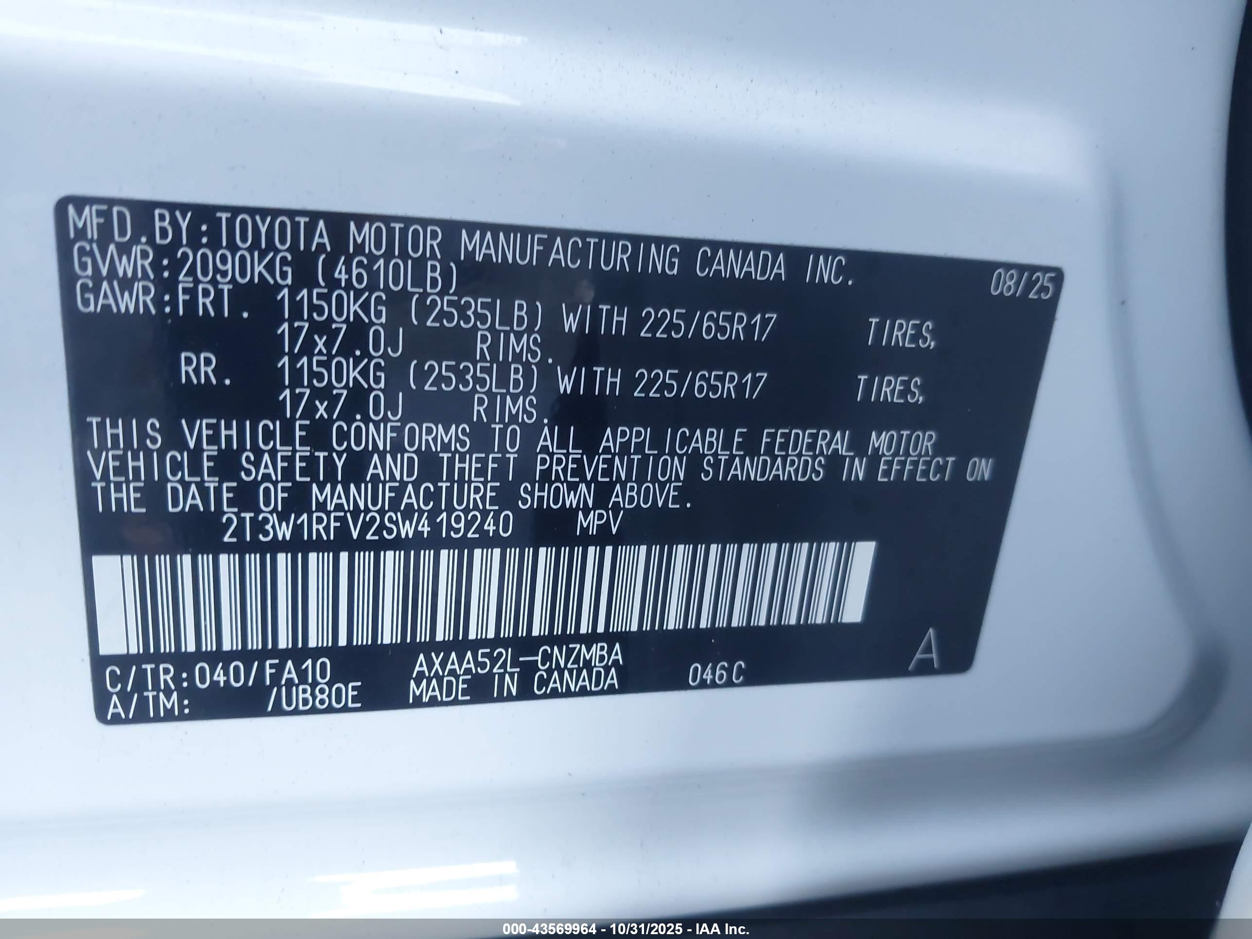 TOYOTA RAV4 image 9