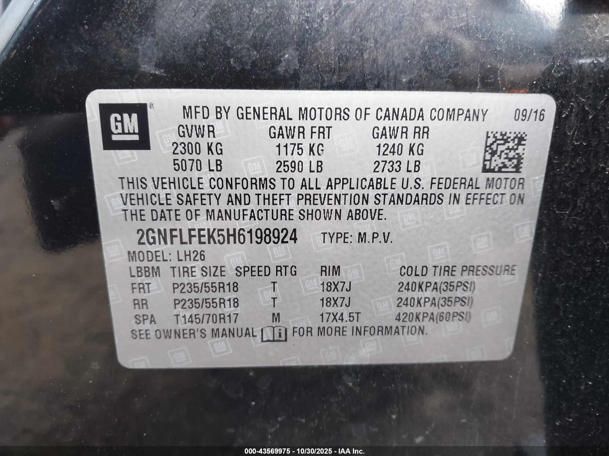 CHEVROLET EQUINOX image 9