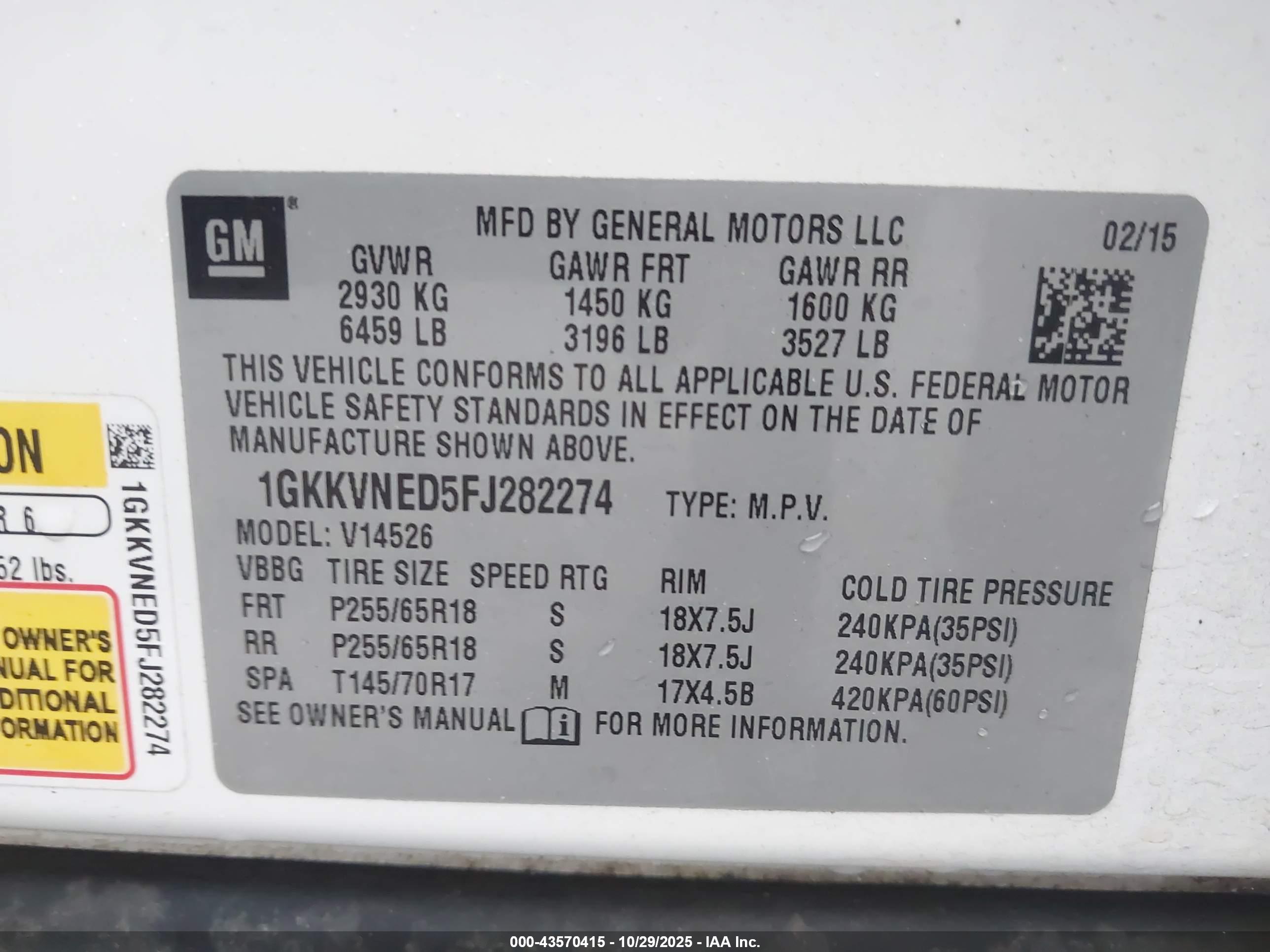 GMC ACADIA image 9