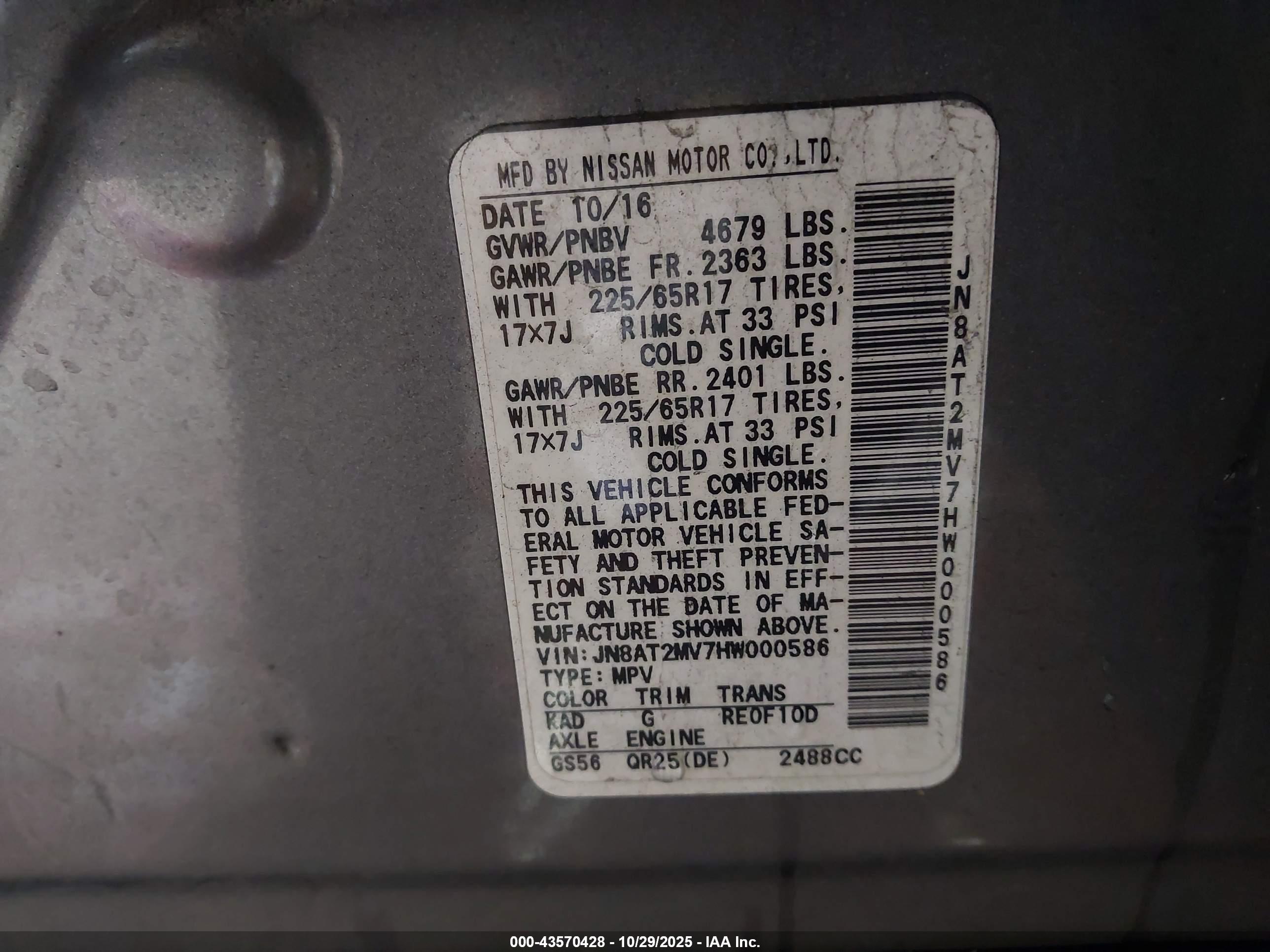 NISSAN ROGUE image 9
