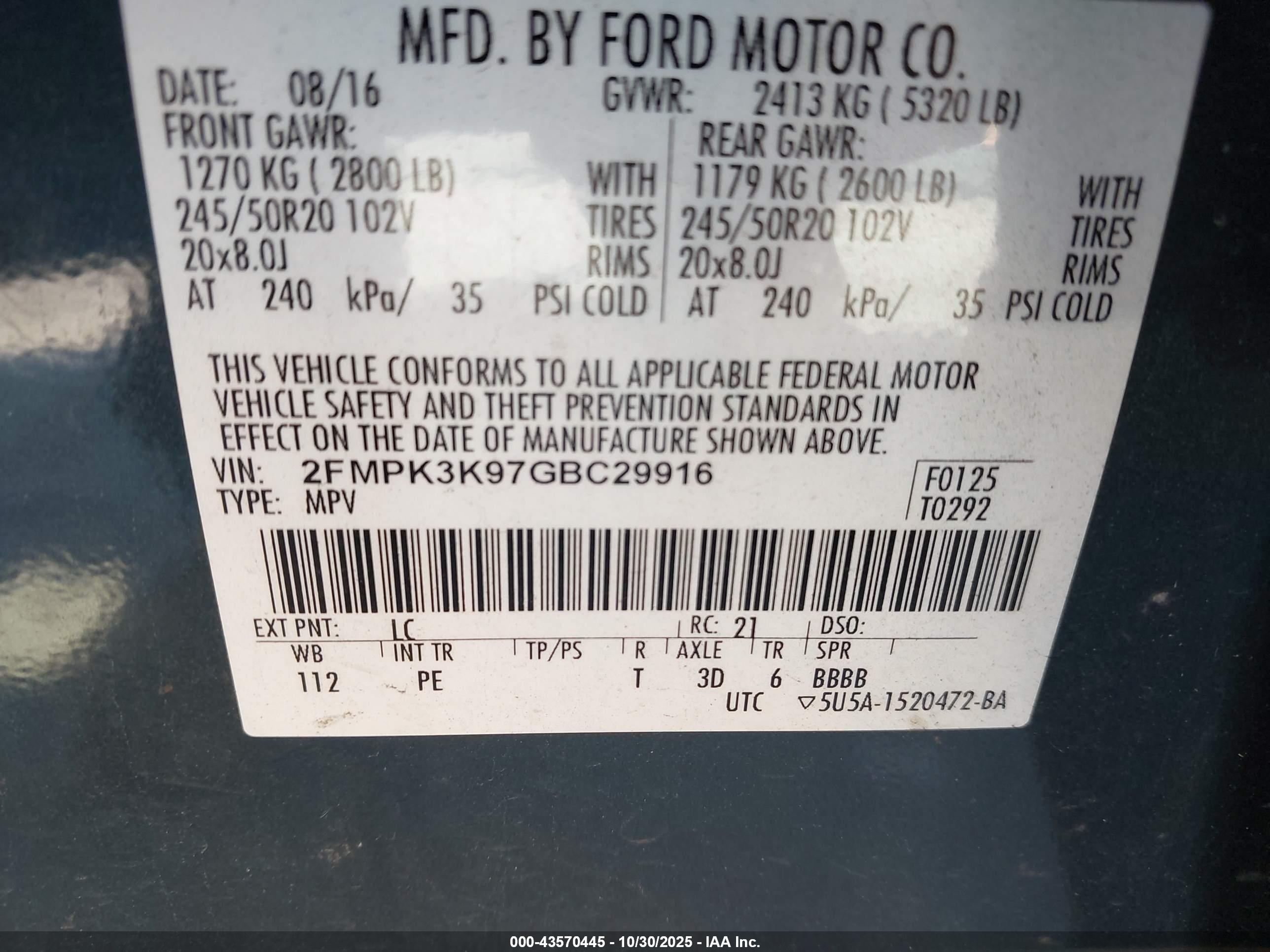 FORD EDGE image 9