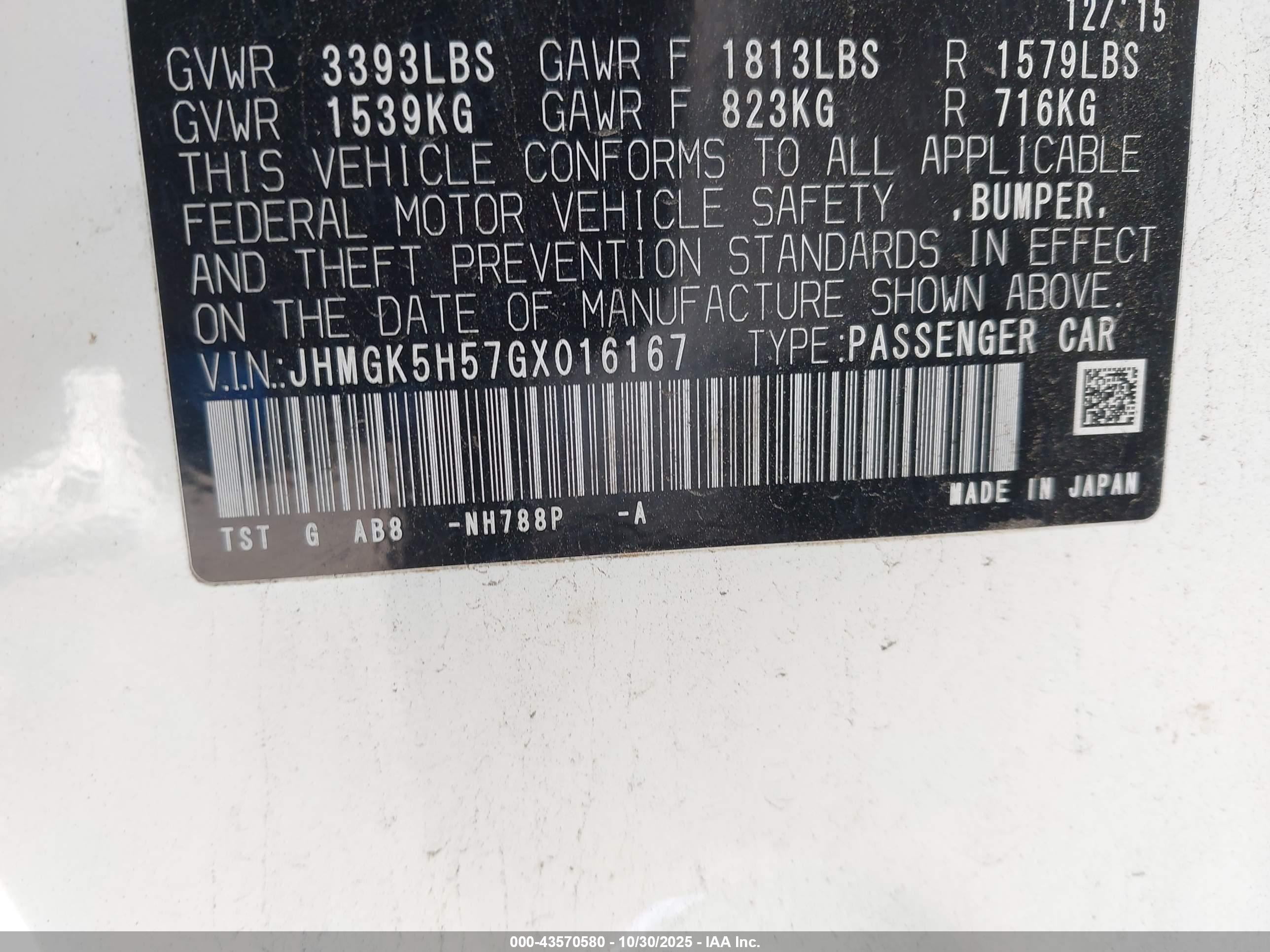 HONDA FIT image 9