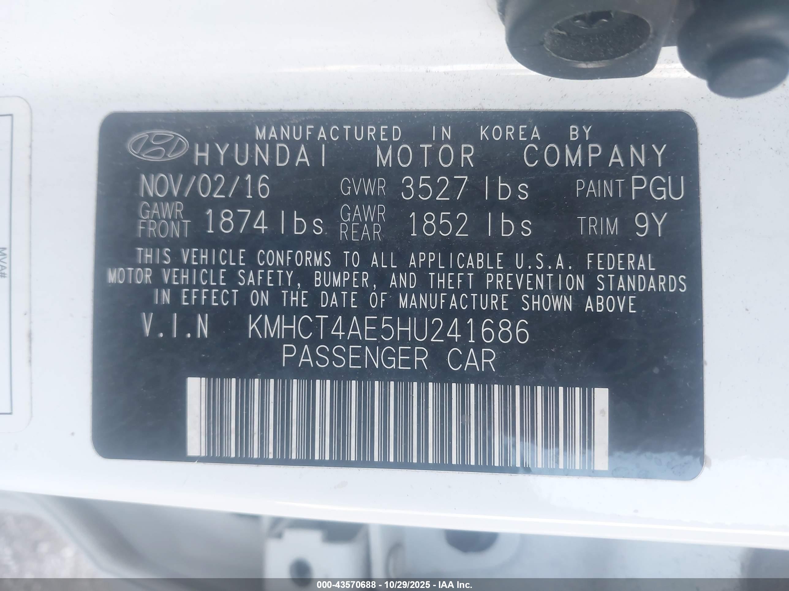 HYUNDAI ACCENT image 9