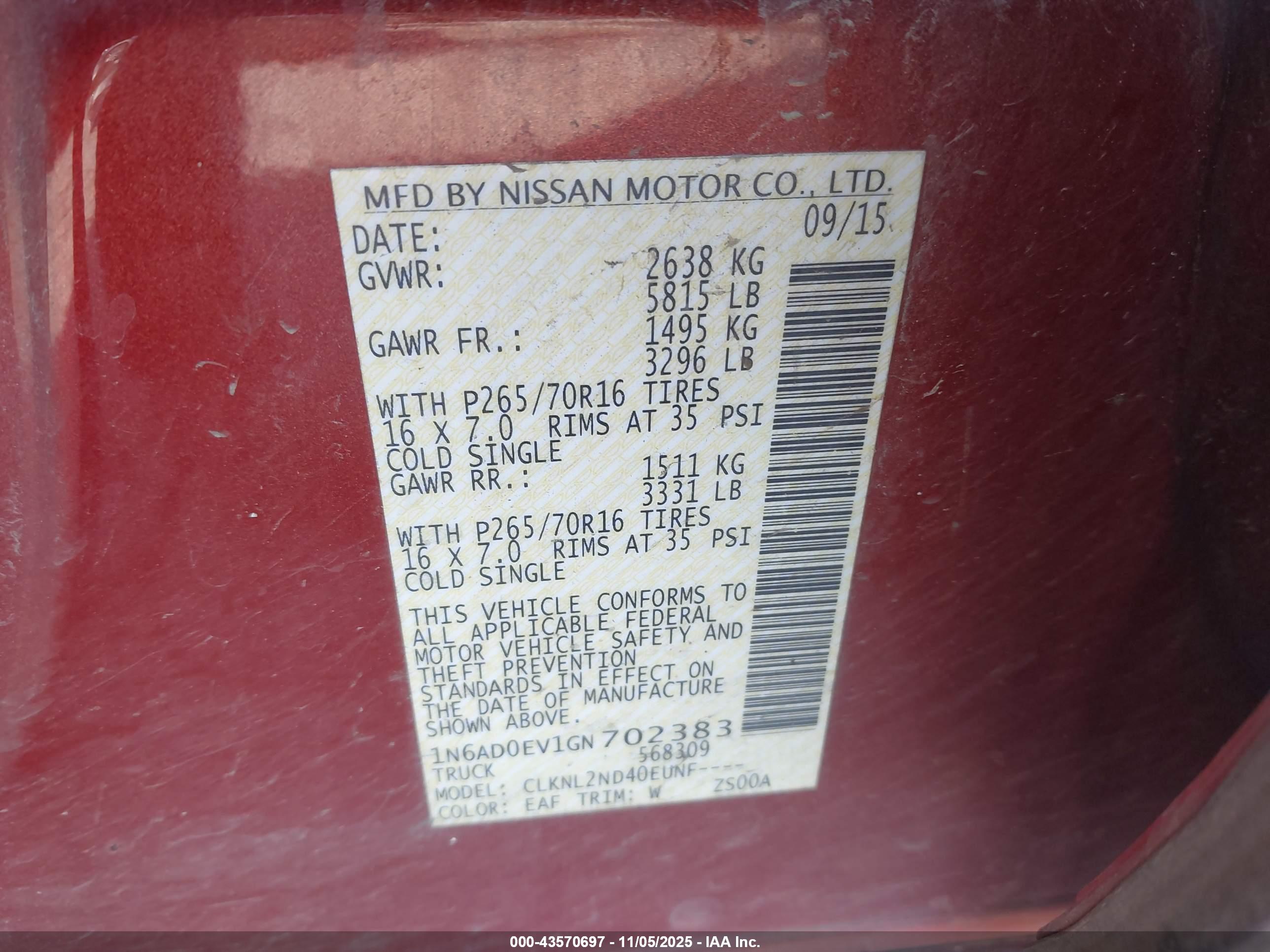 NISSAN FRONTIER image 9