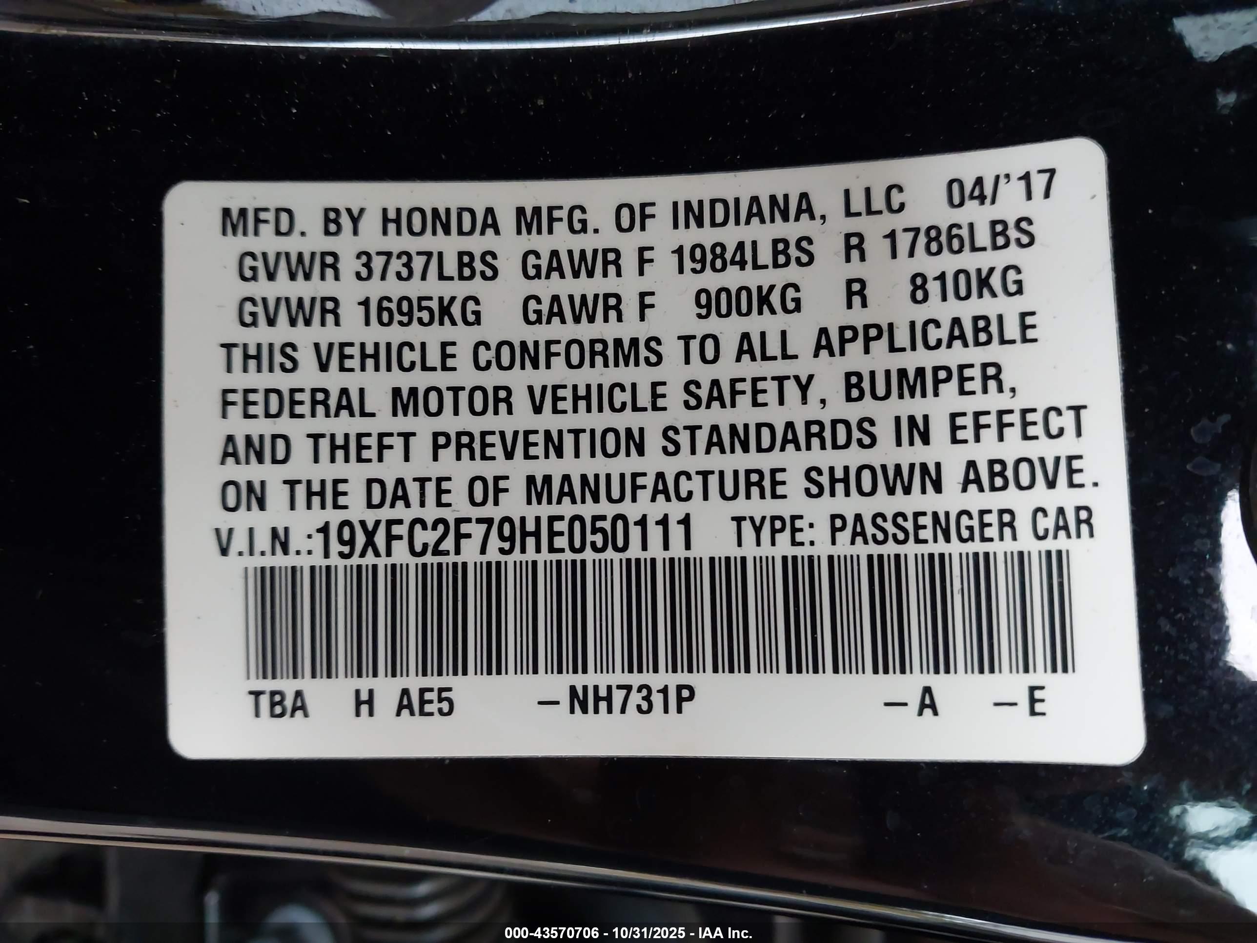 HONDA CIVIC image 9