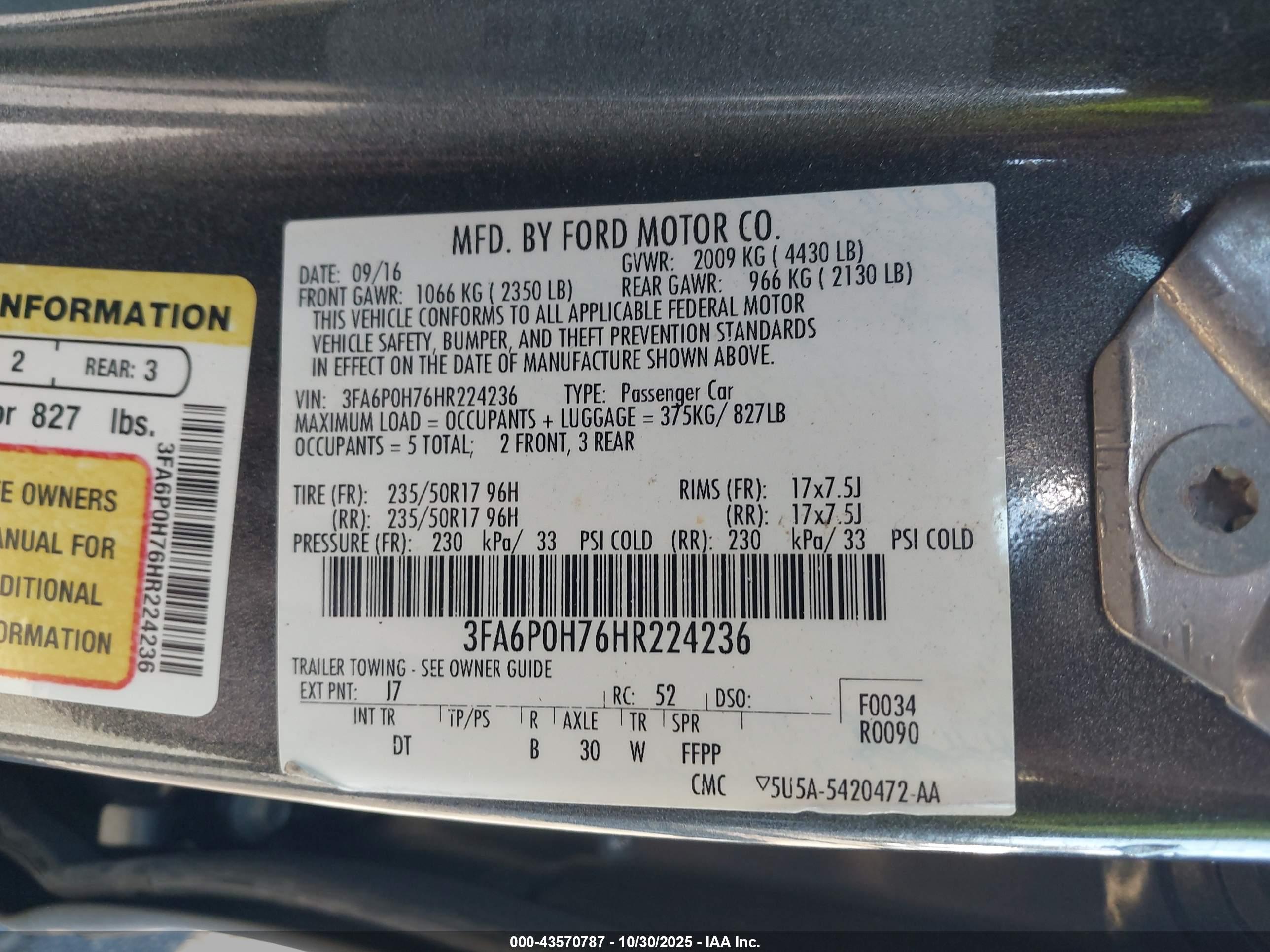 FORD FUSION image 9