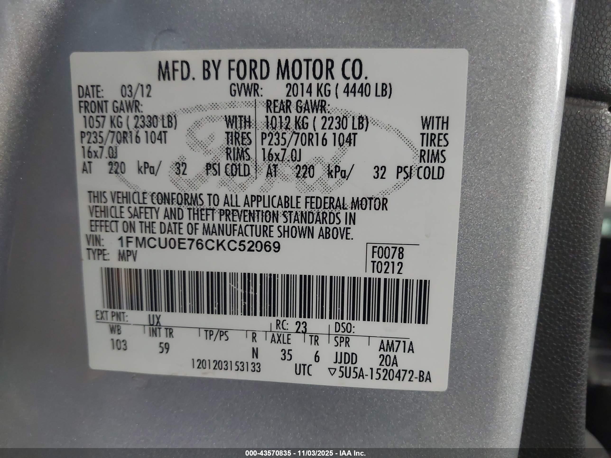 FORD ESCAPE image 9