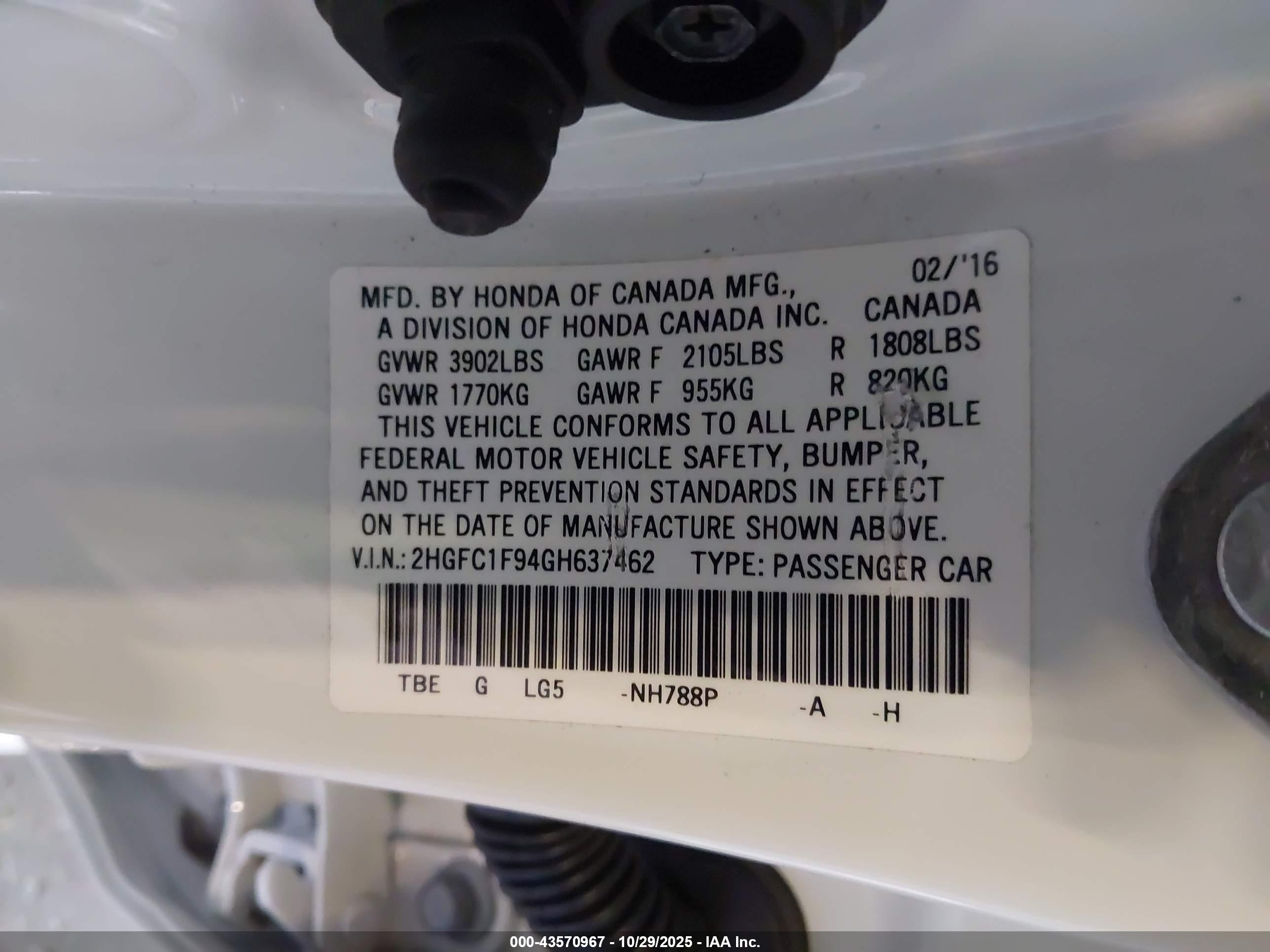 HONDA CIVIC image 9