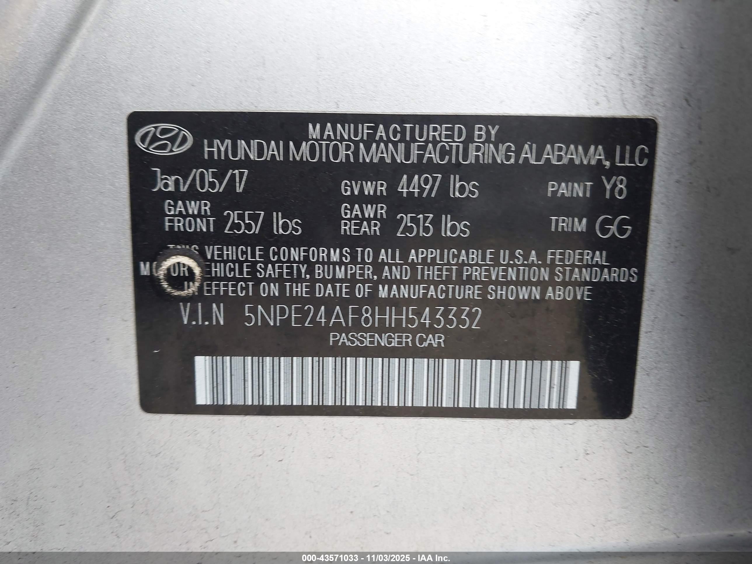 HYUNDAI SONATA image 9