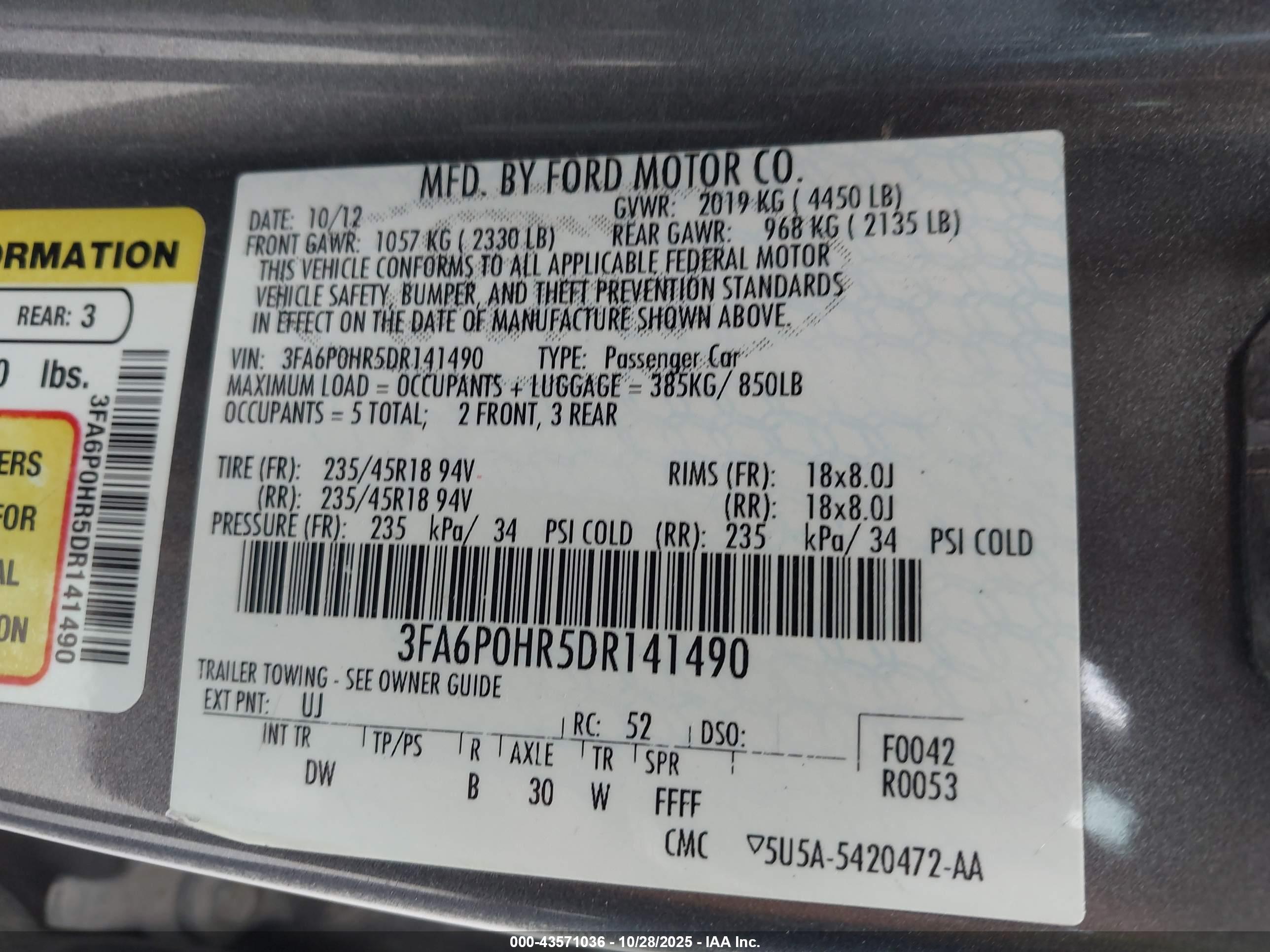 FORD FUSION image 9