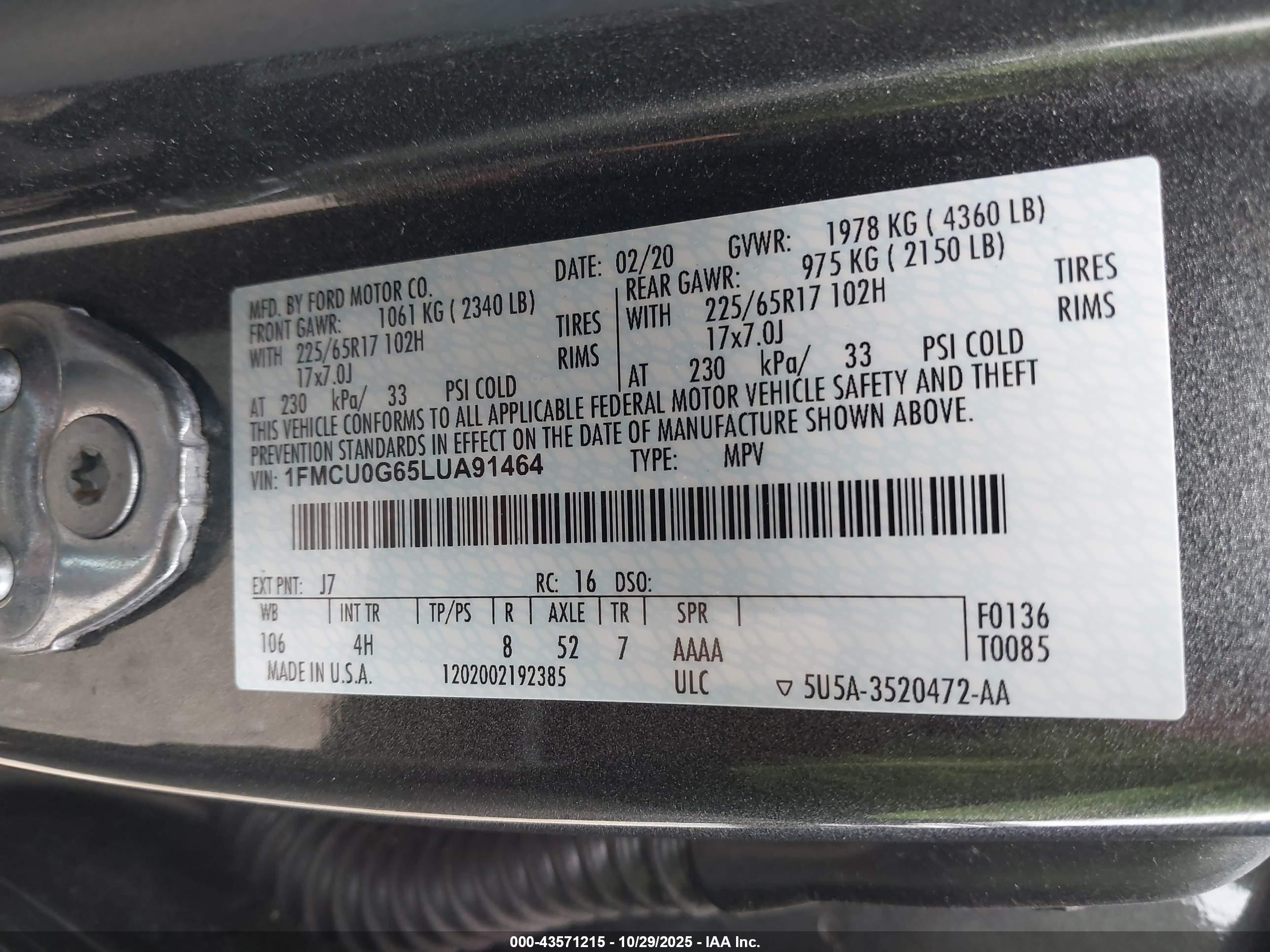 FORD ESCAPE image 9