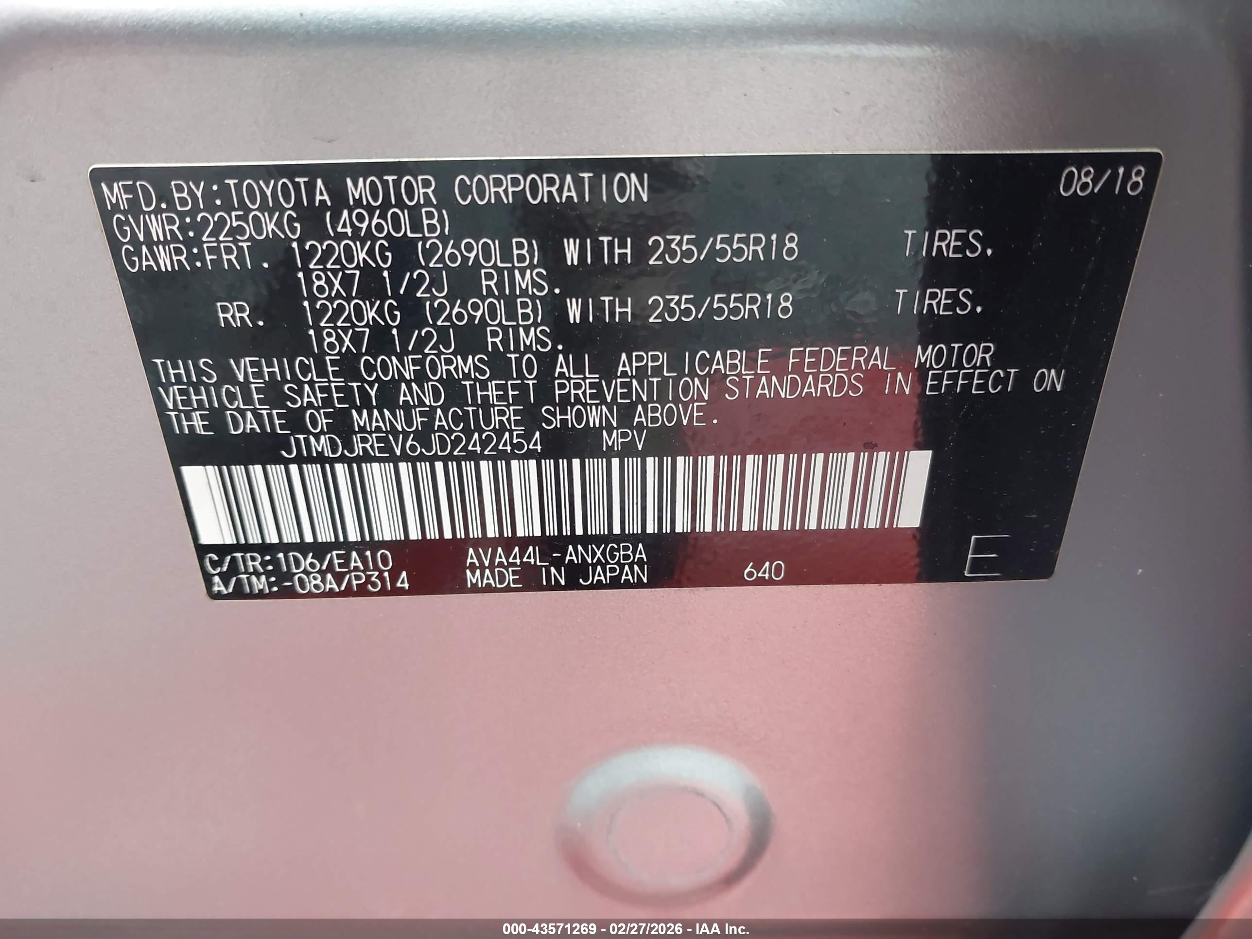 TOYOTA RAV4 image 9