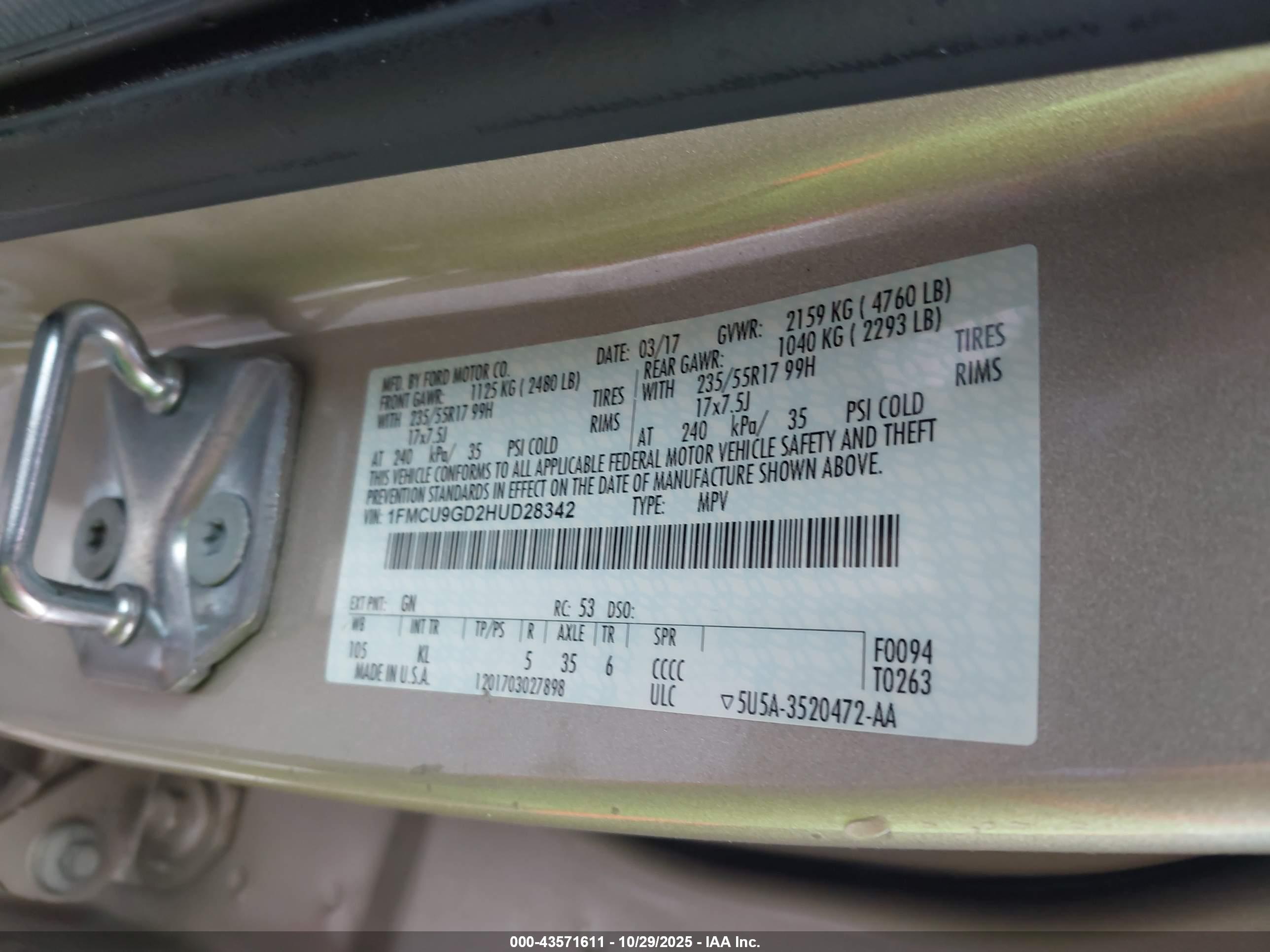 FORD ESCAPE image 9
