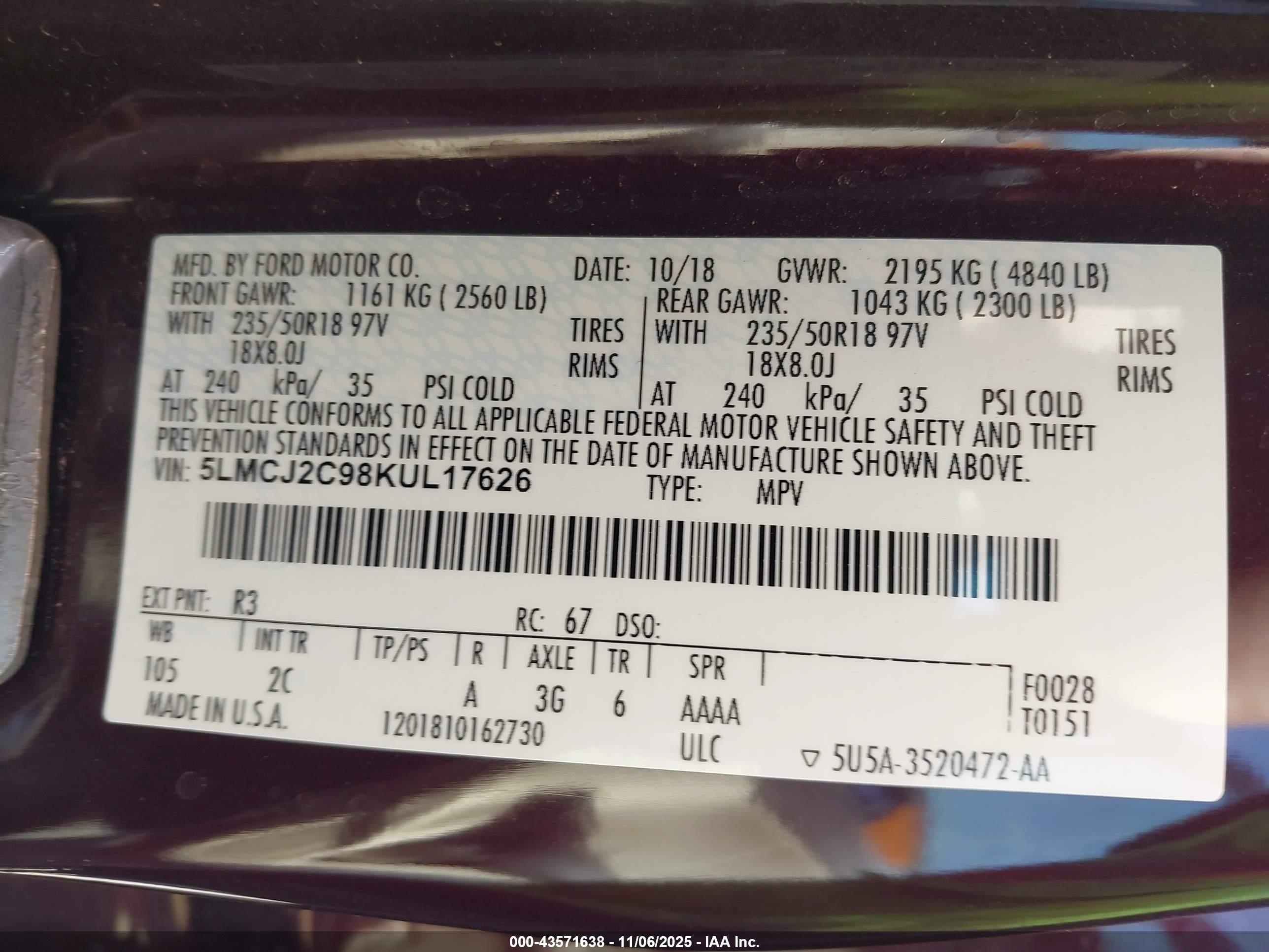 LINCOLN MKC image 9
