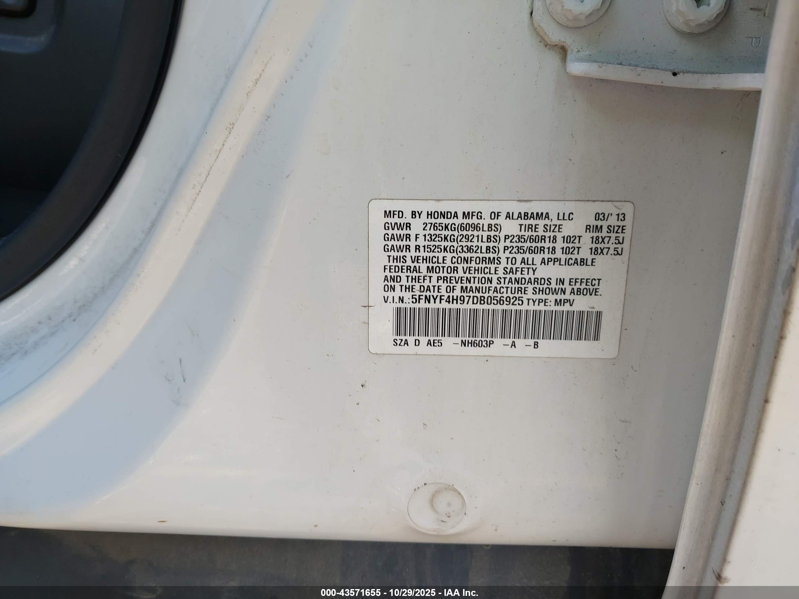 HONDA PILOT image 9