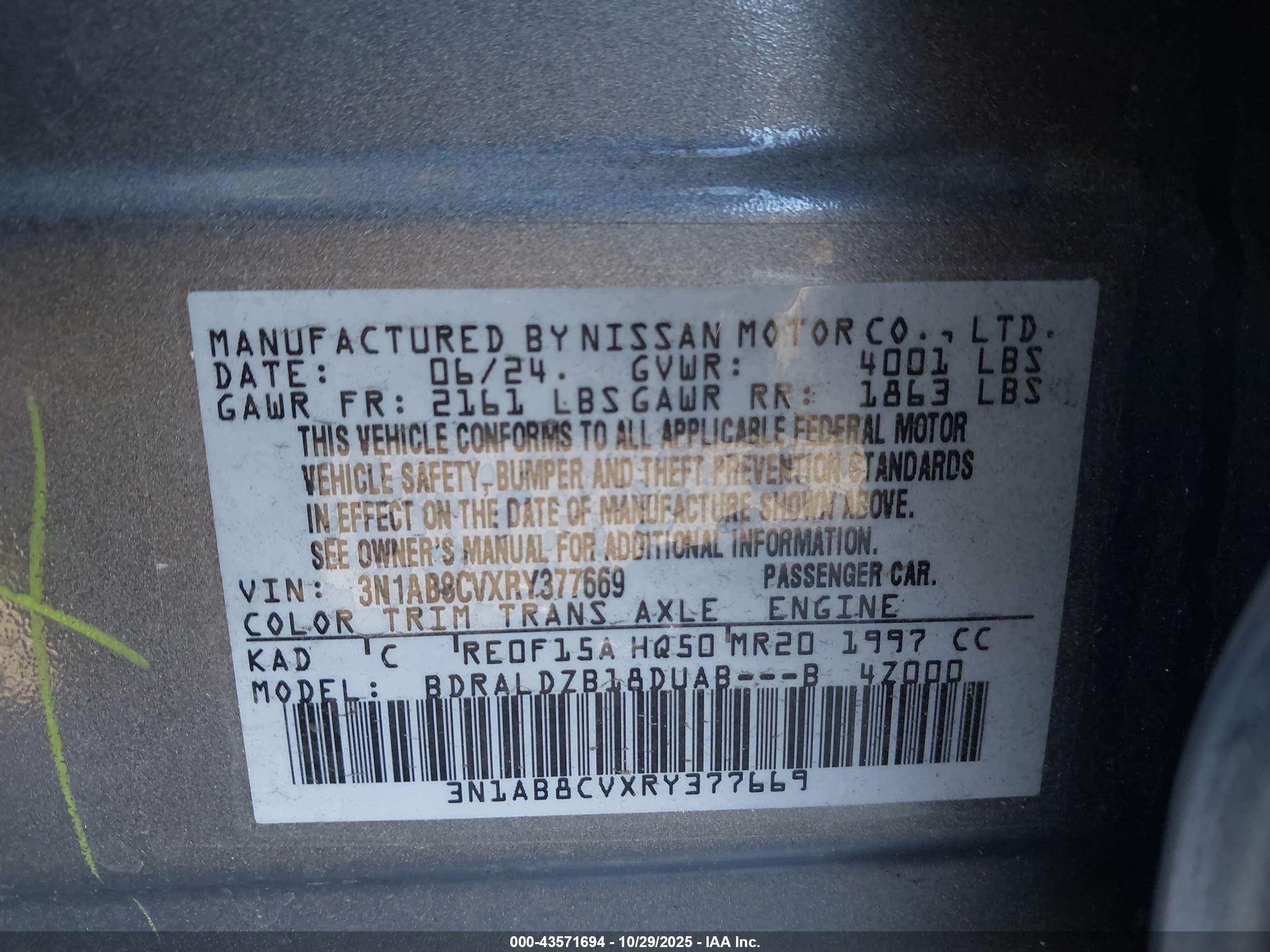 NISSAN SENTRA image 9