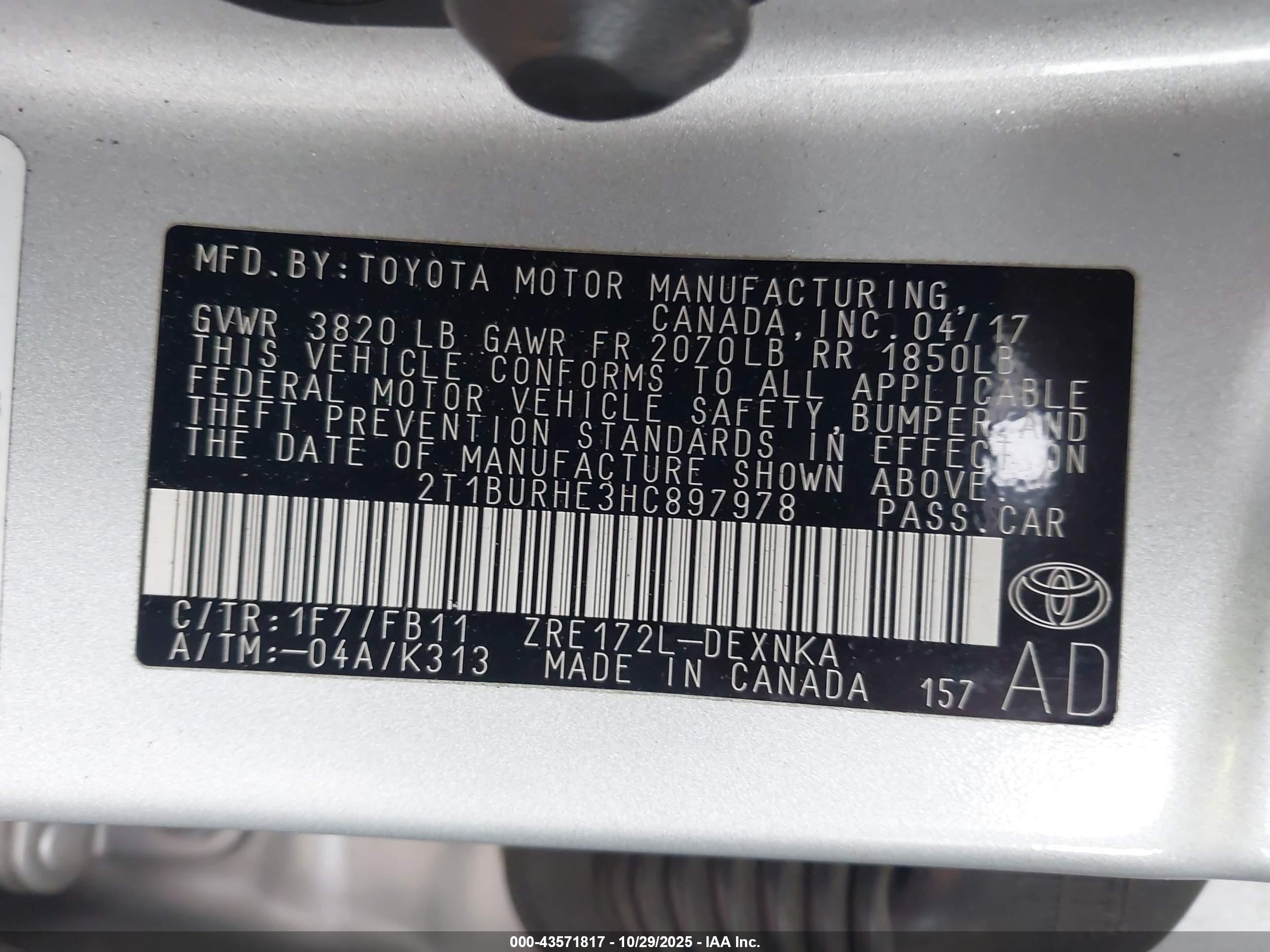 TOYOTA COROLLA image 9
