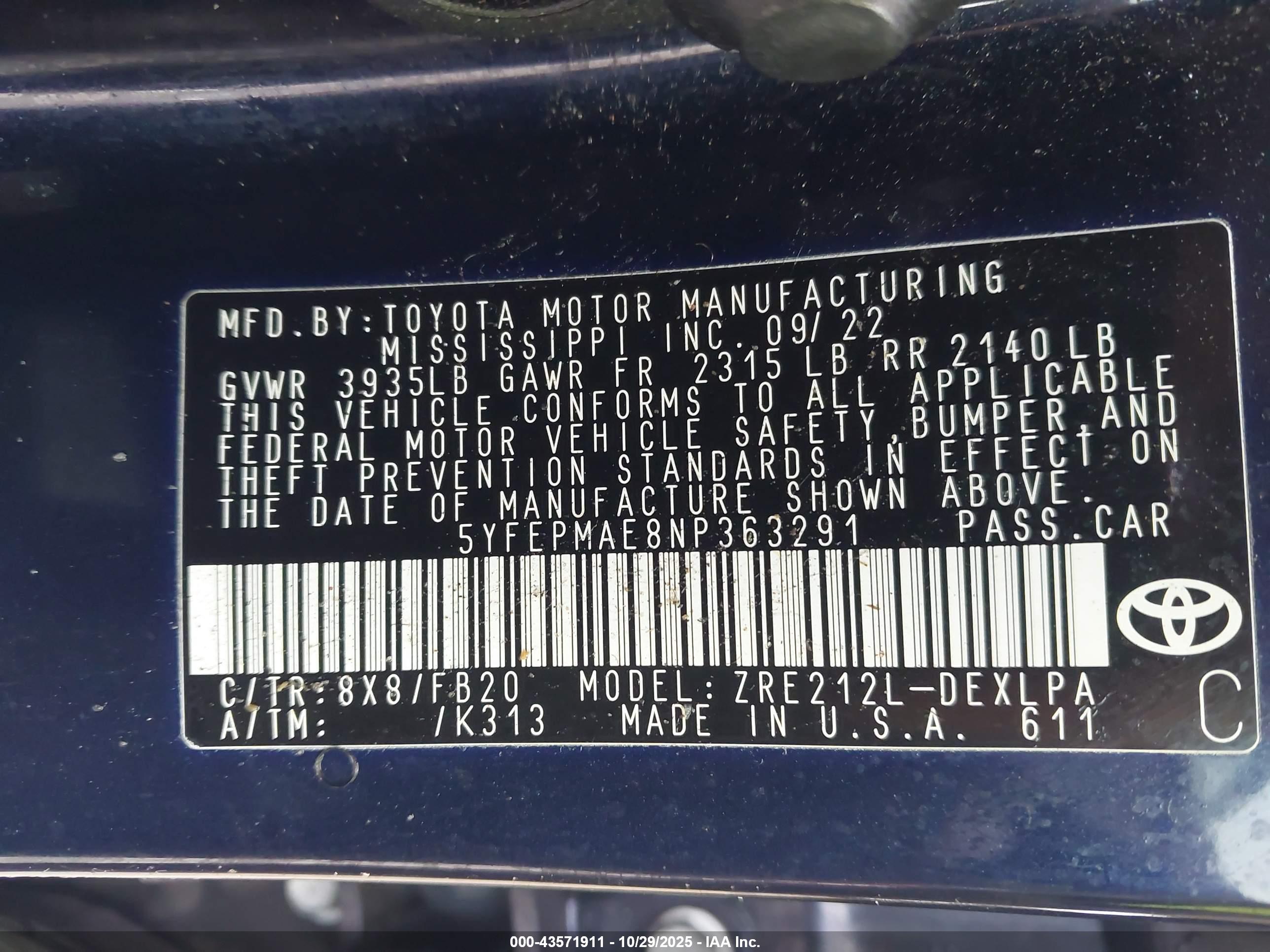 TOYOTA COROLLA image 9