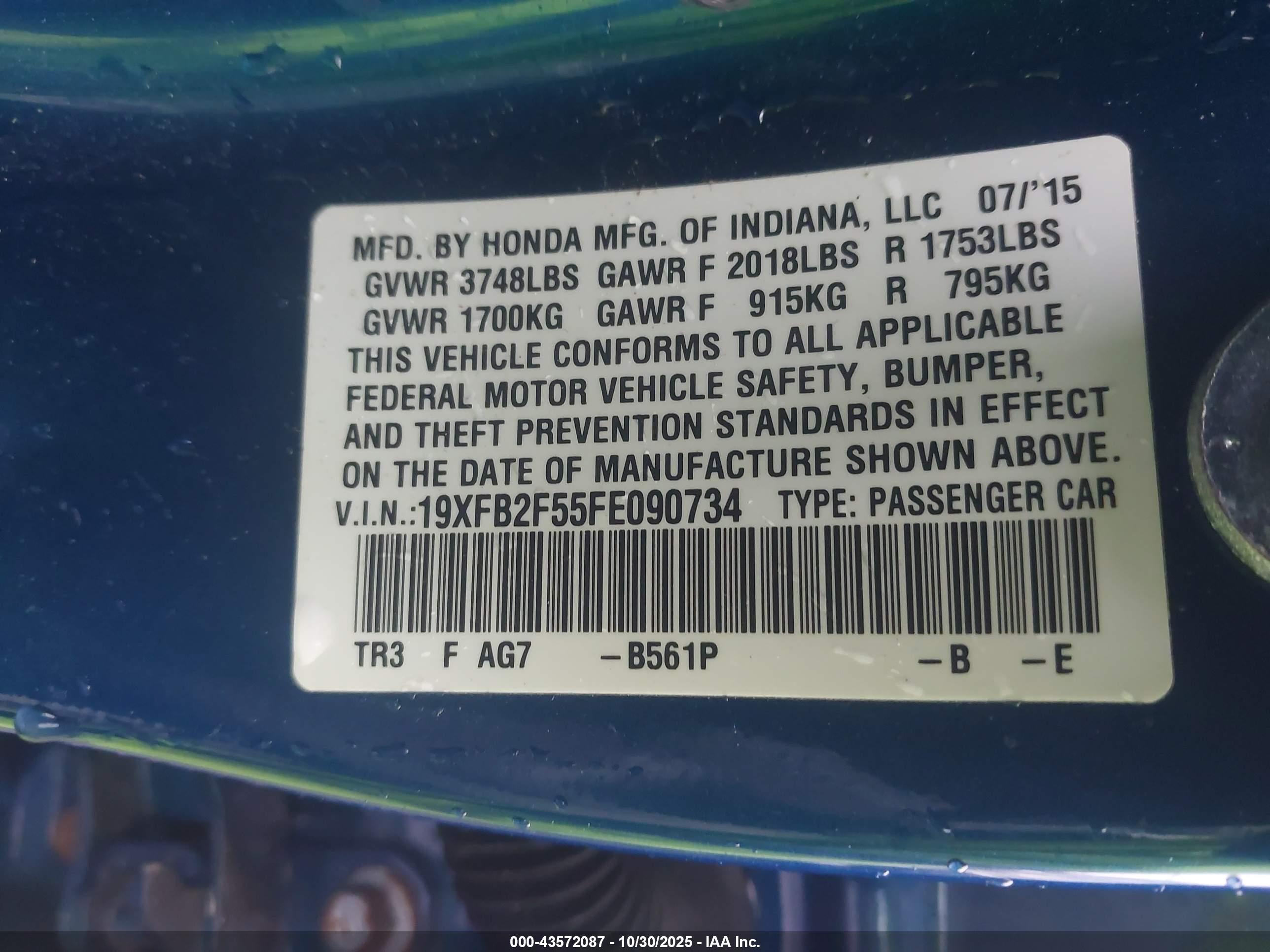 HONDA CIVIC image 9